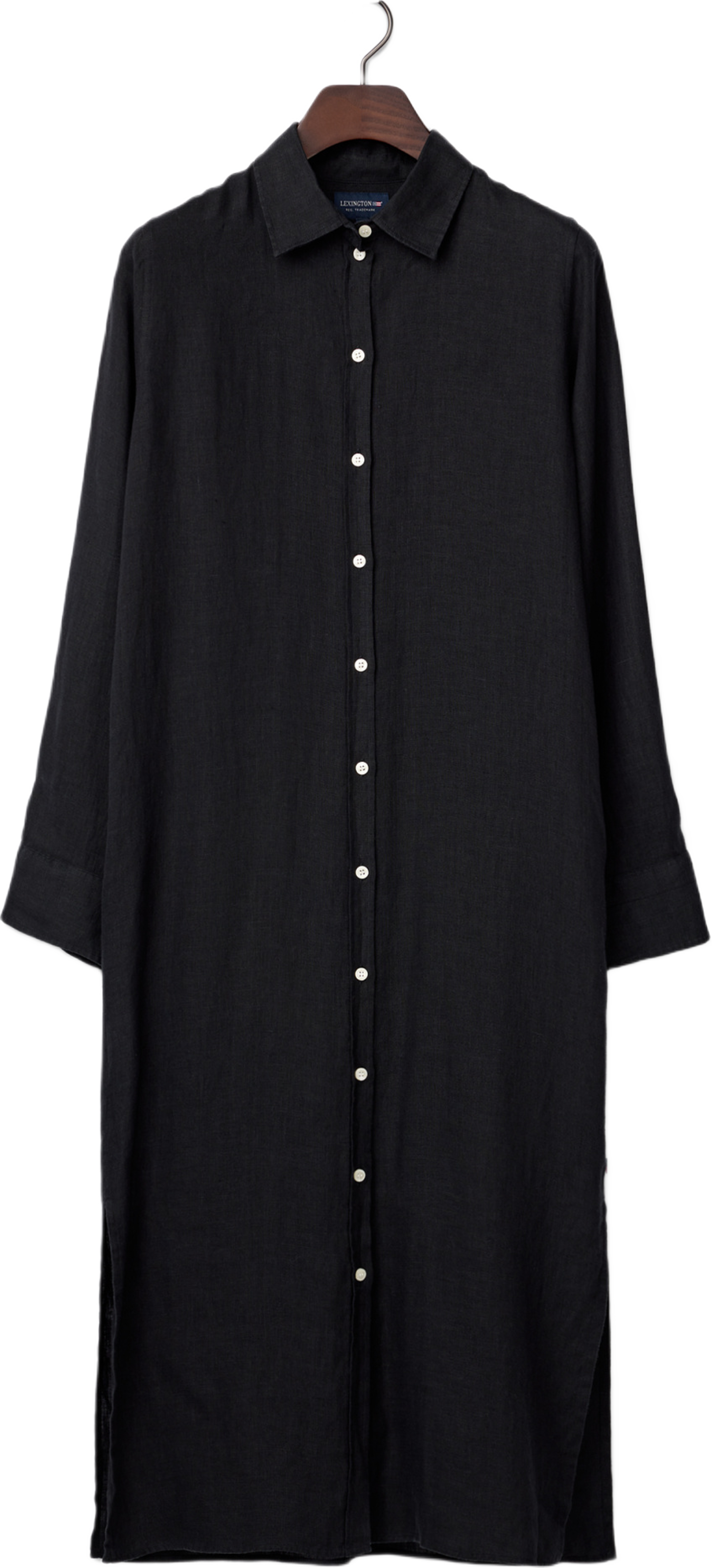 Long Linen Shirt Dress