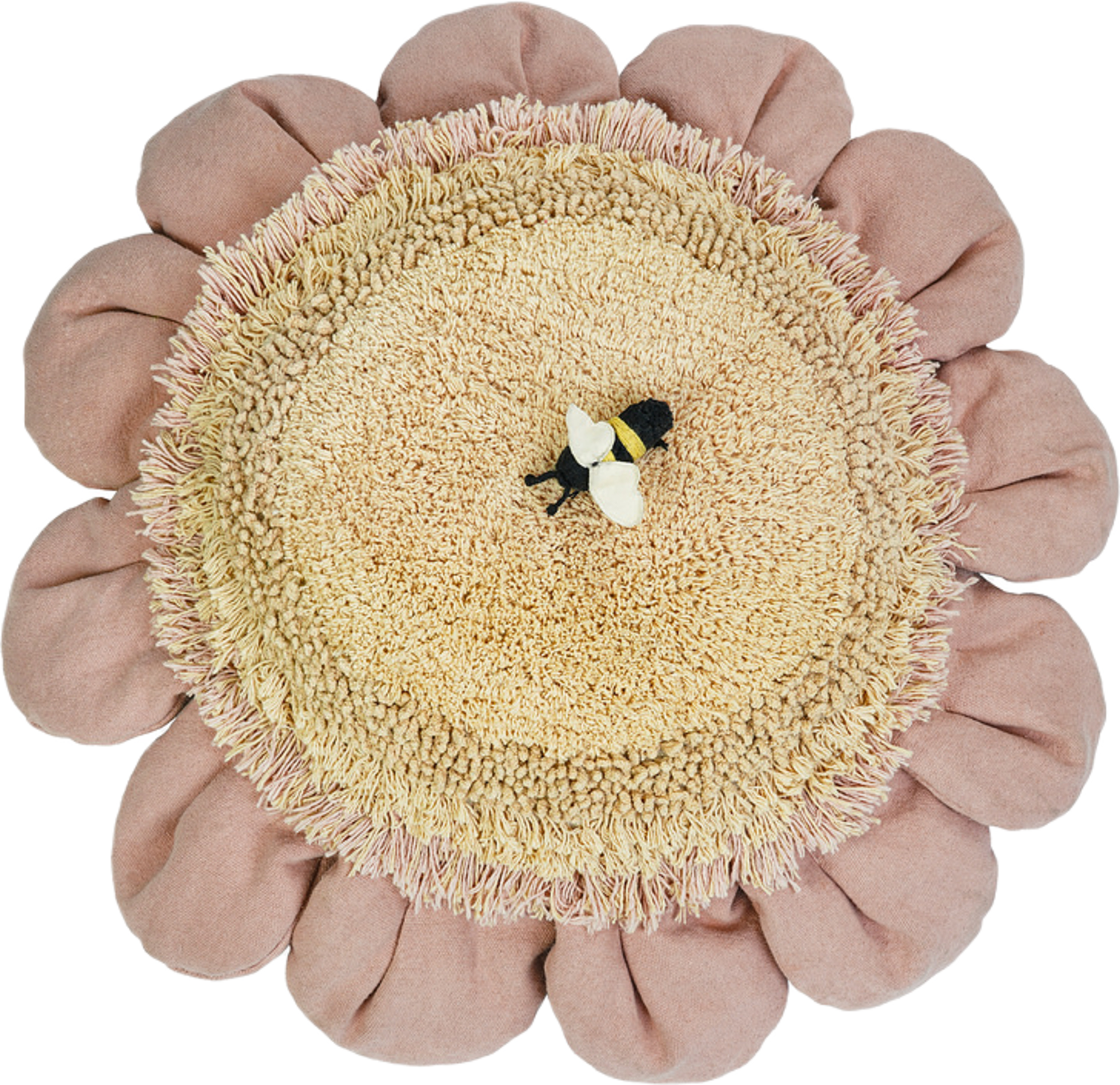 Golvkudde Pink Daisy