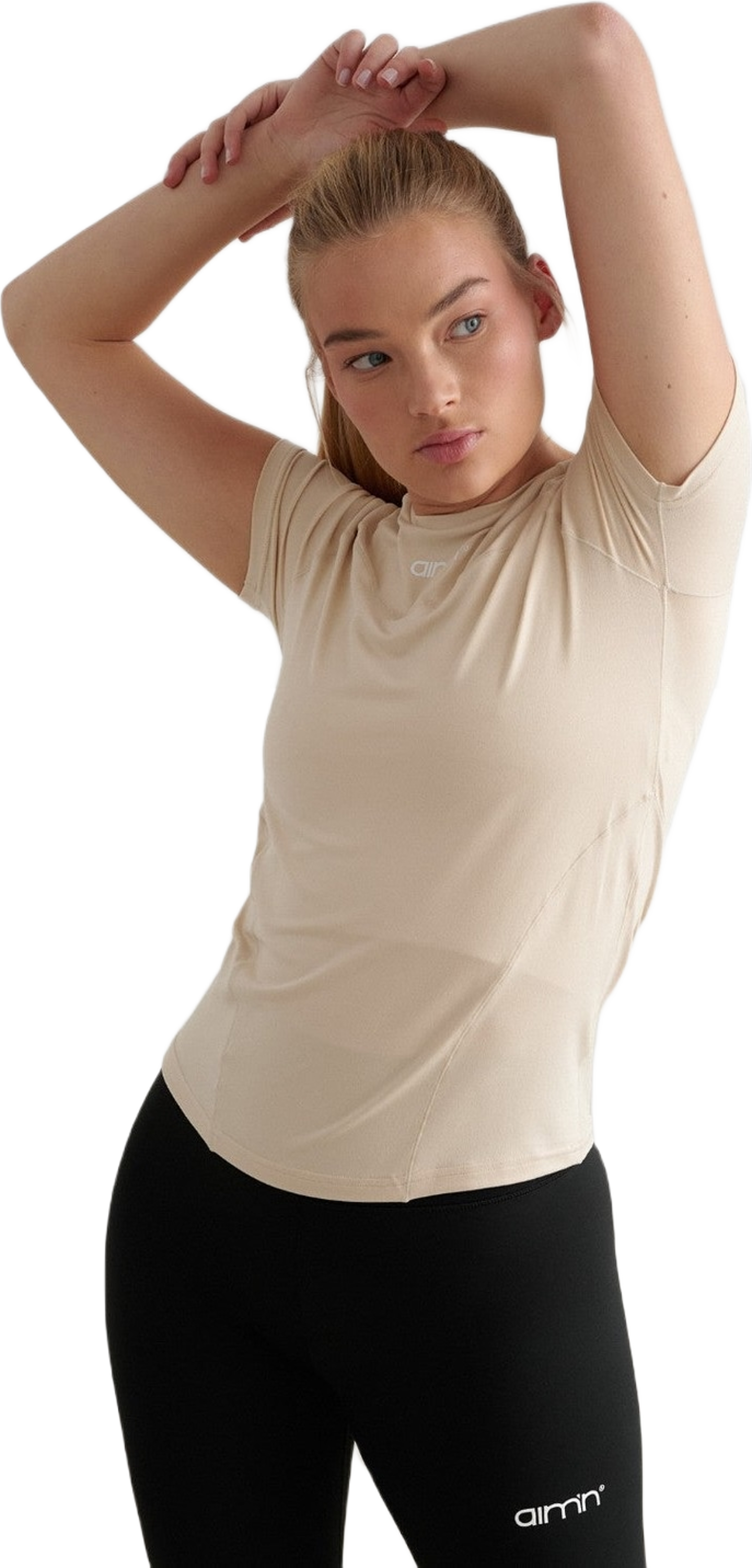 Café Au Lait Soft Basic Short Sleeve