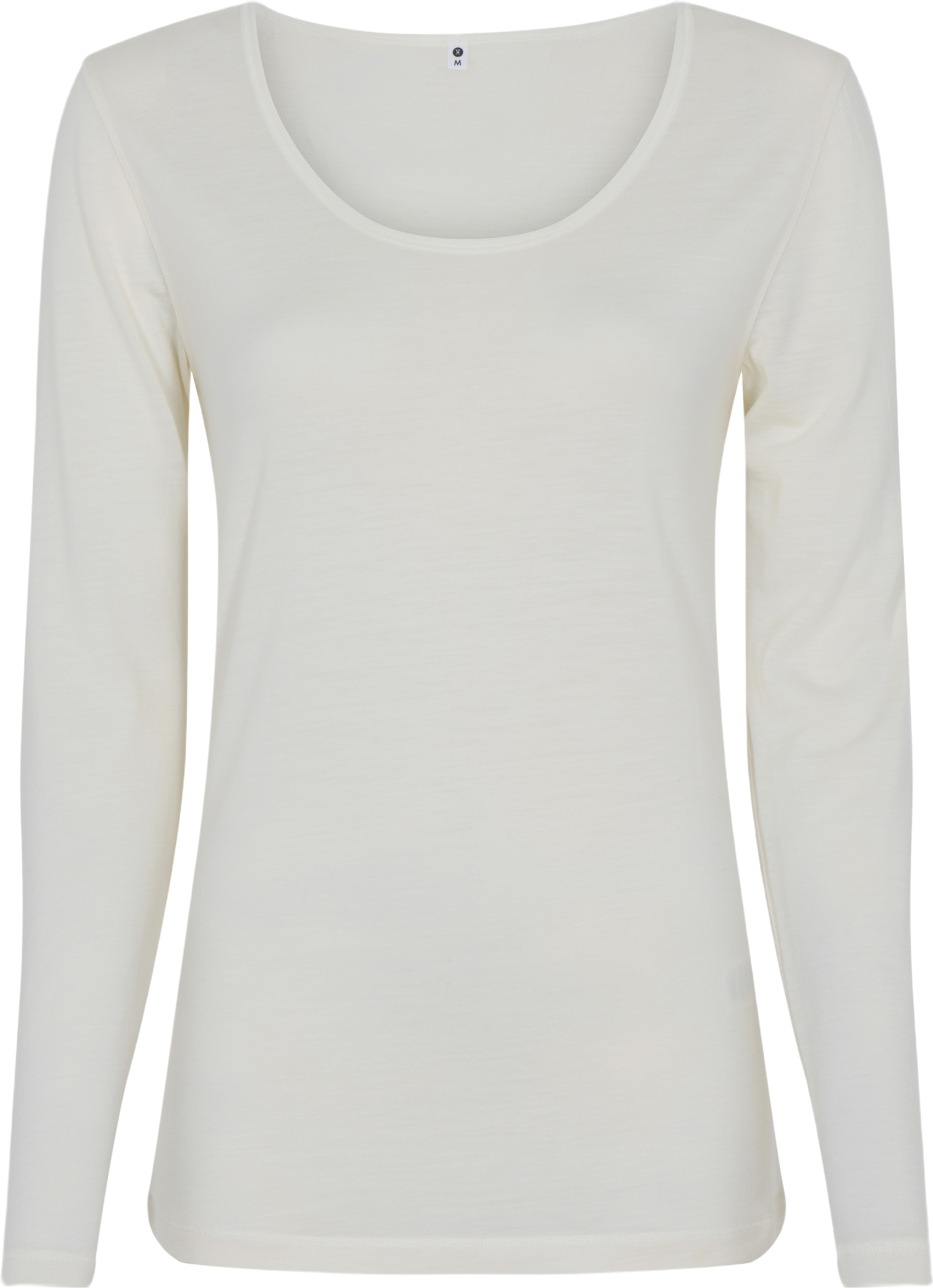 Ekologisk Ull, Långärmad T-shirt, Ivory