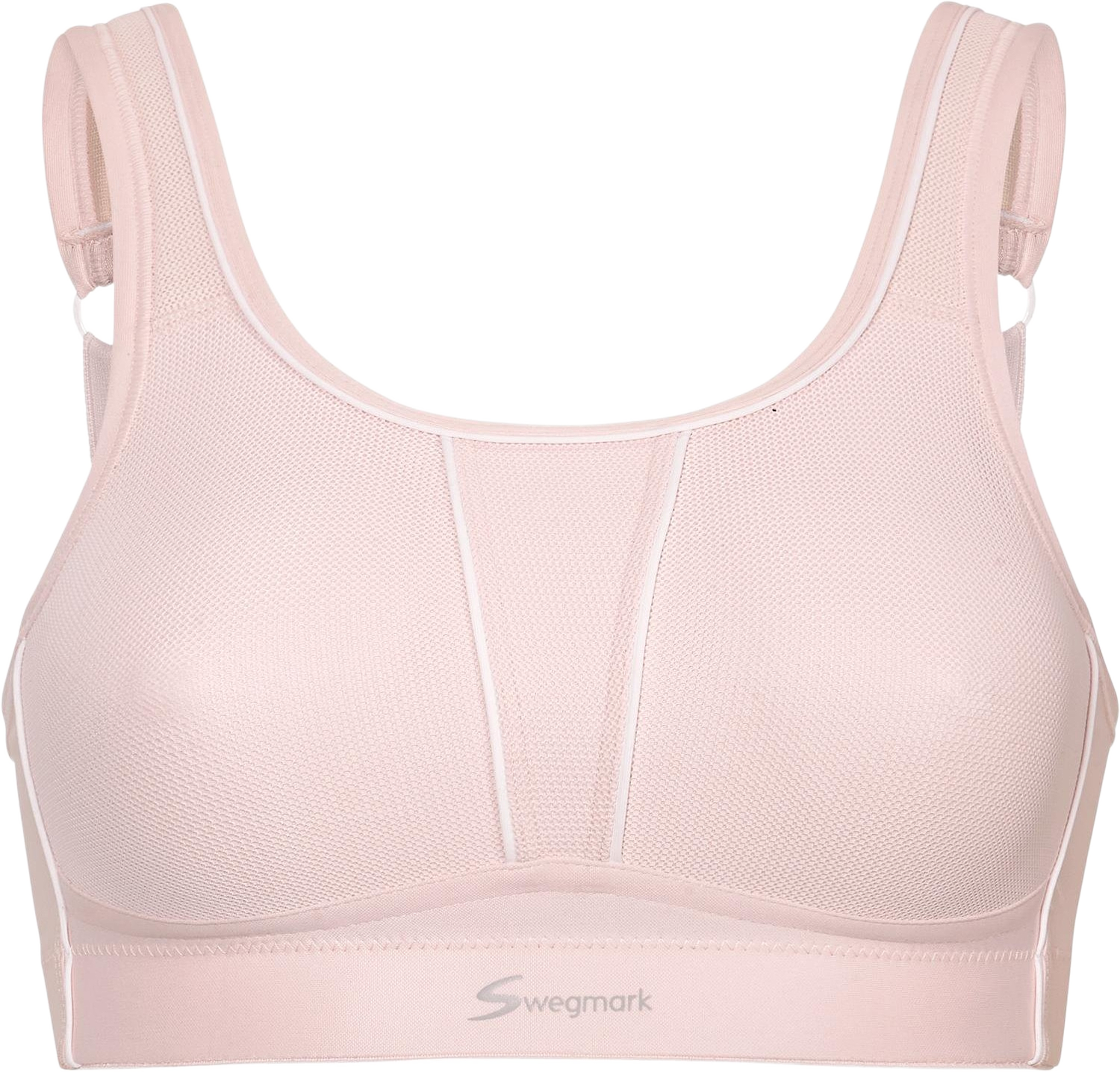 Movement Sport-bh, från Swegmark, i färgen crystal pink. Klicka för att öppna bilden i stort format