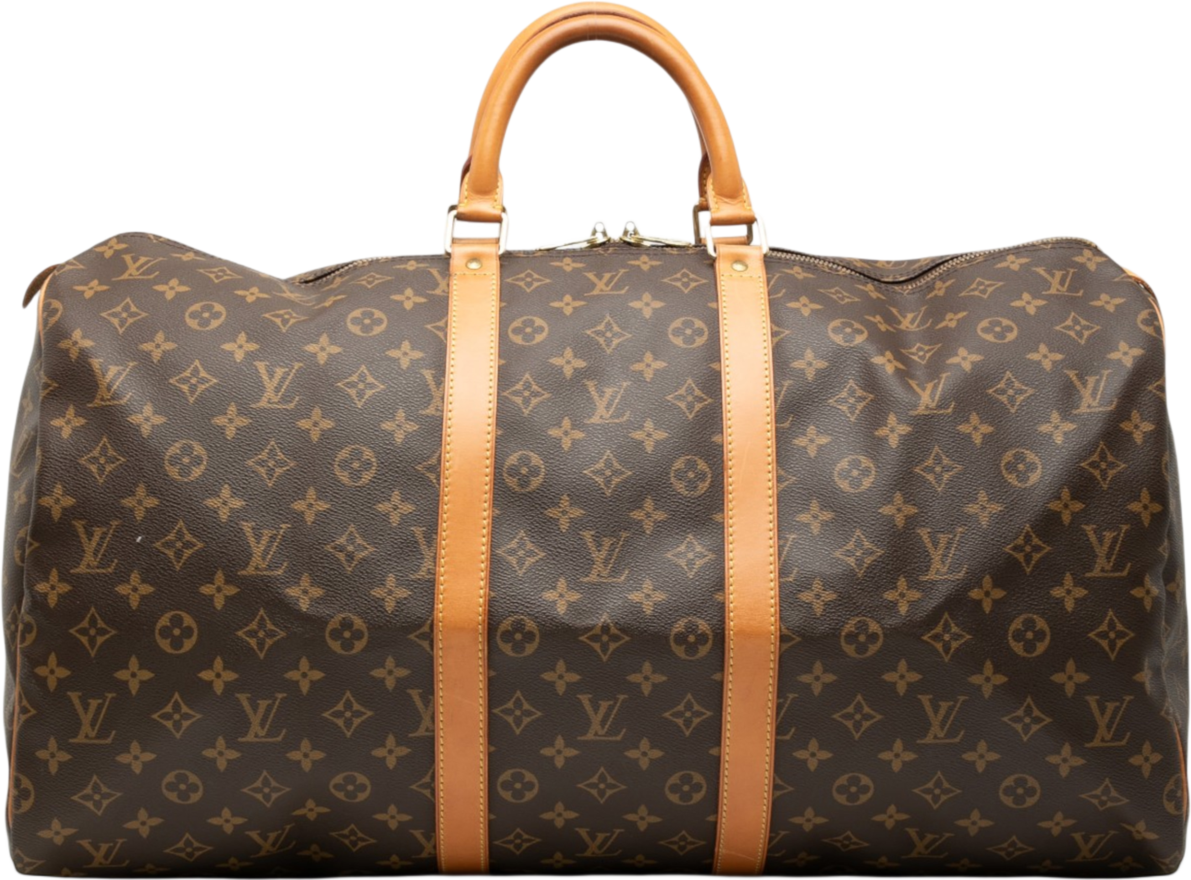 Louis Vuitton Monogram Keepall 55, från Luxclusif, i färgen brown. Klicka för att öppna bilden i stort format