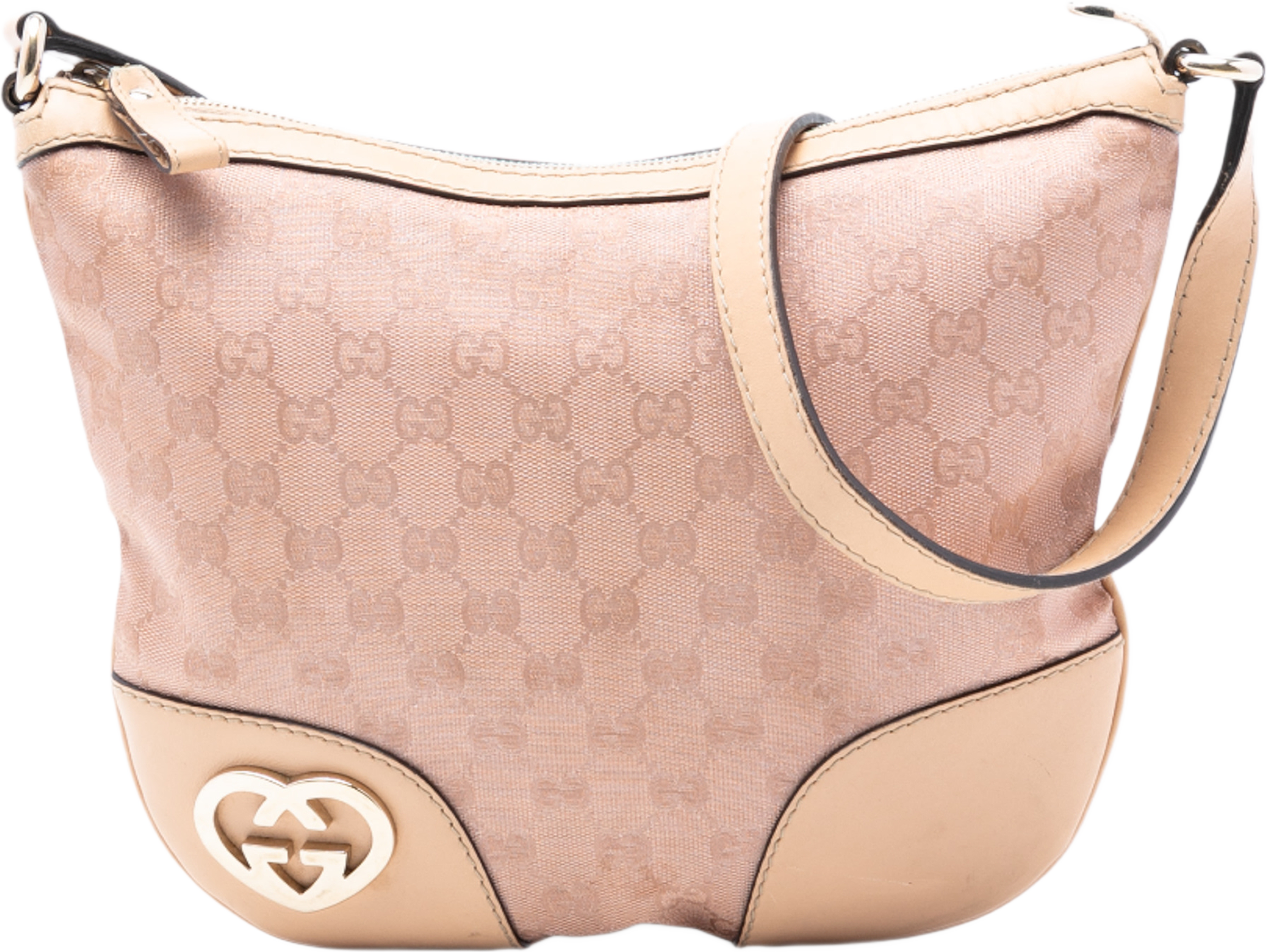 Gucci Gg Canvas Lovely Crossbody, från Luxclusif, i färgen rosa. Klicka för att öppna bilden i stort format