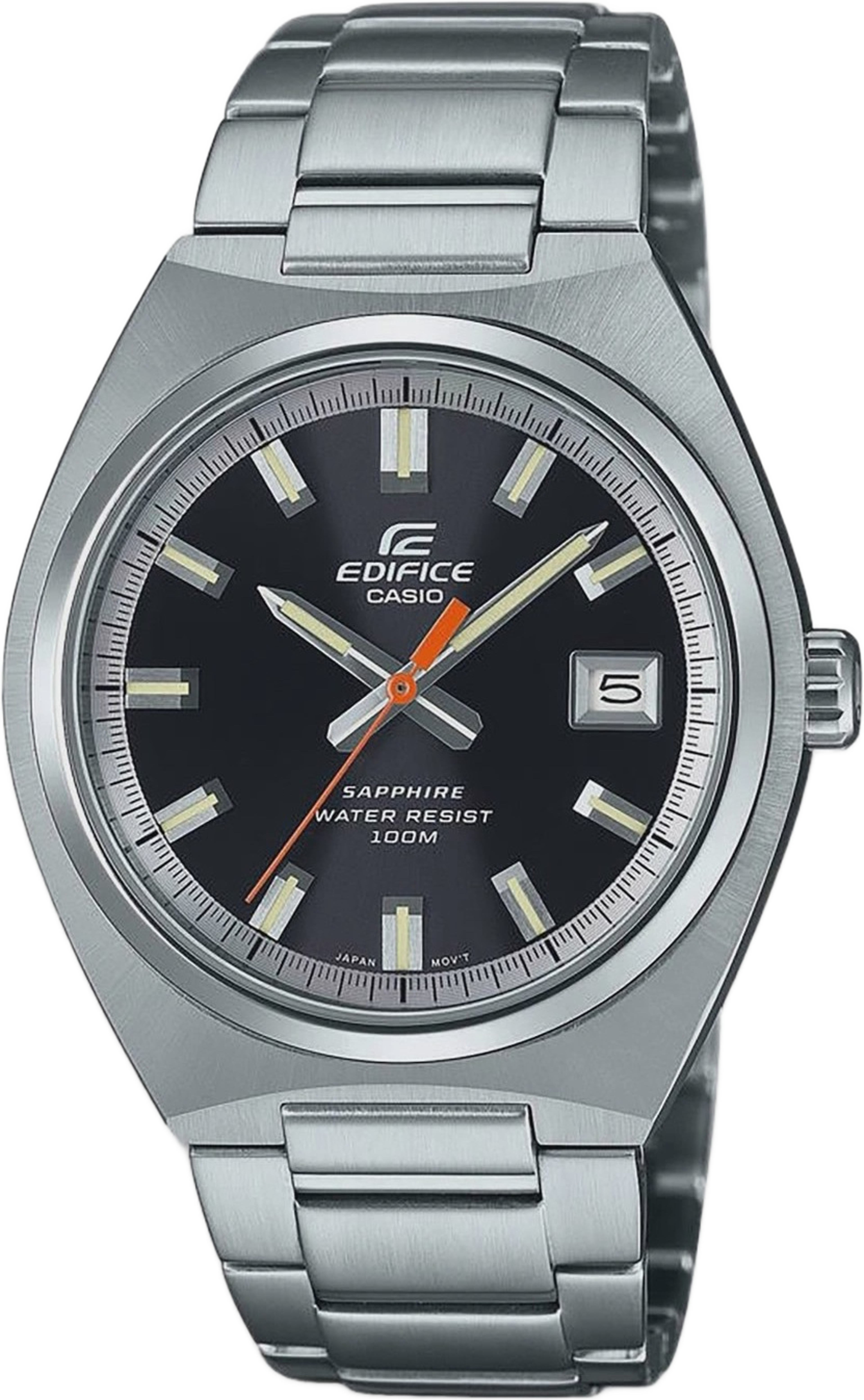 Casio Edifice Svart/silver, Stållänk - Efb-109d-1avef, från Casio, i färgen 1. Klicka för att öppna bilden i stort format