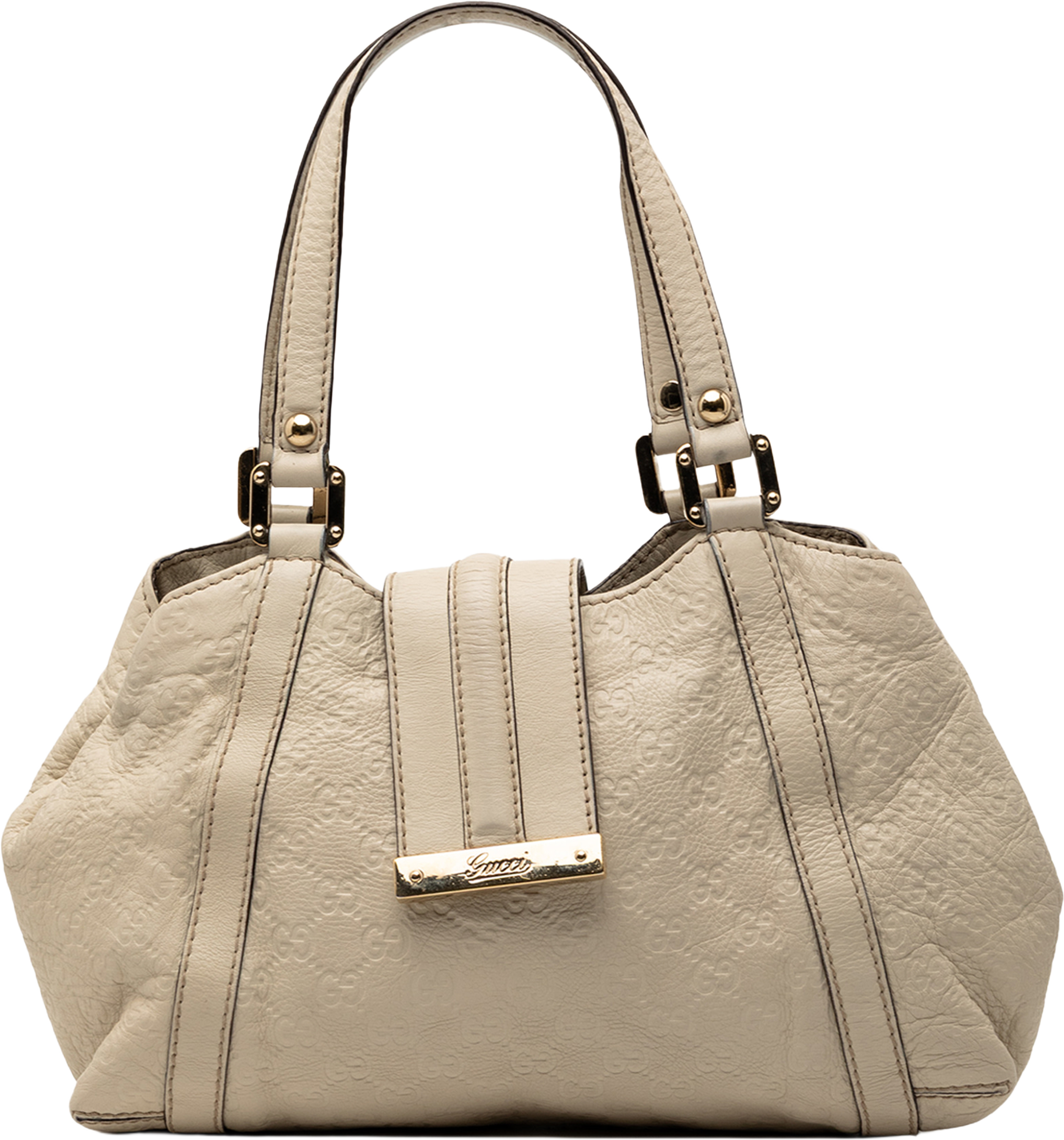 Gucci Guccissima New Ladies Tote, från Luxclusif, i färgen white. Klicka för att öppna bilden i stort format