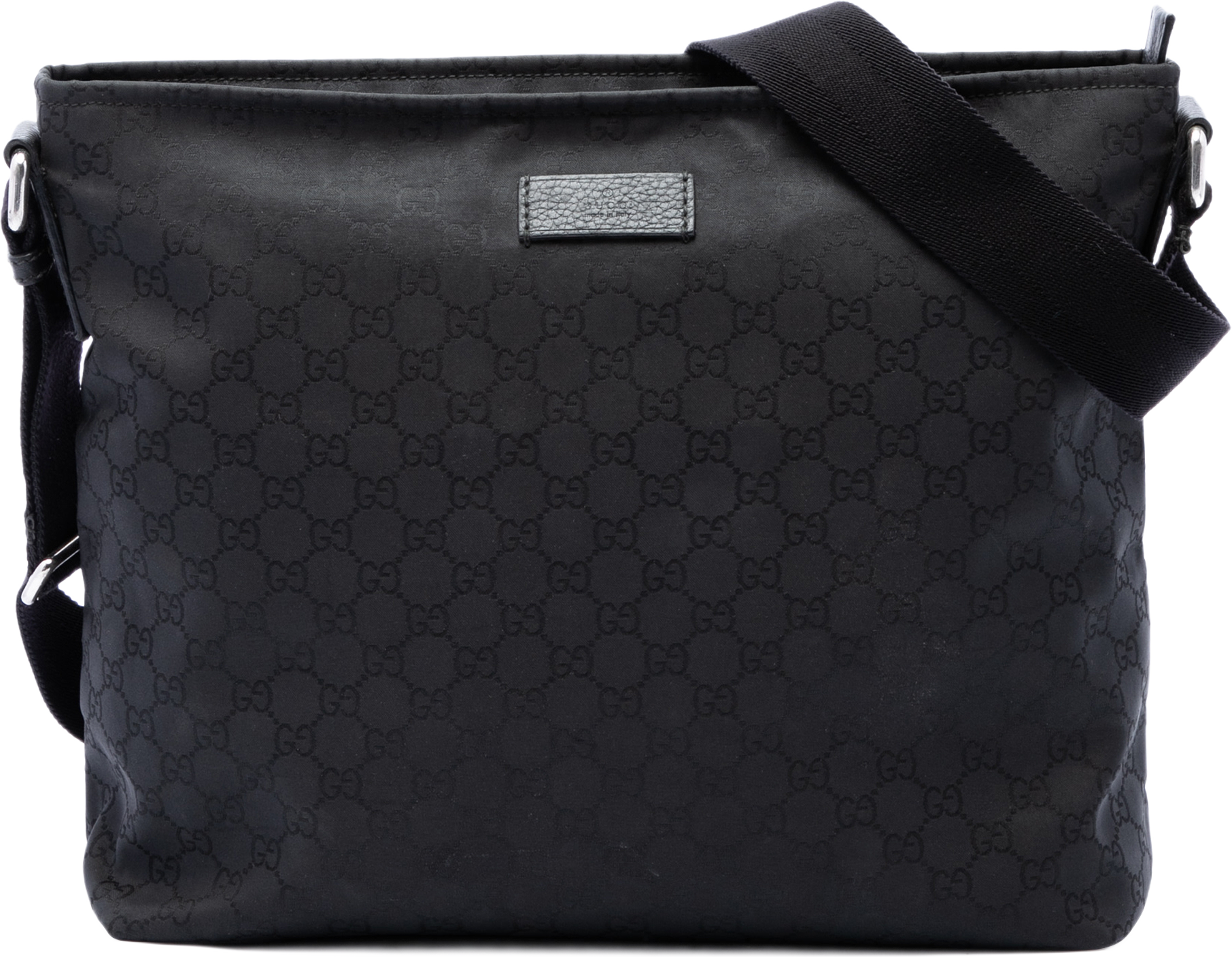Gucci Gg Nylon Crossbody, från Luxclusif, i färgen svart. Klicka för att öppna bilden i stort format