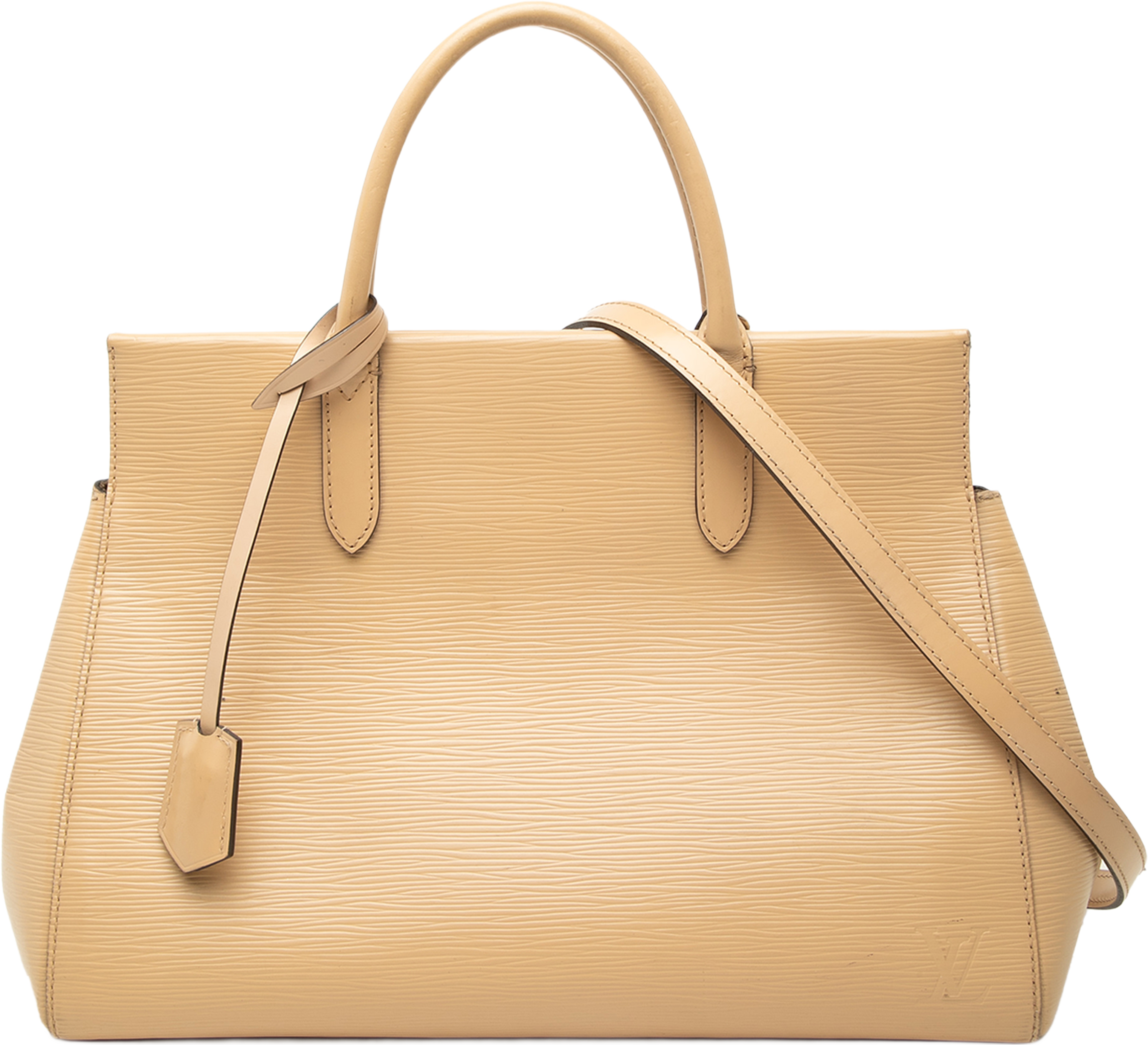 Louis Vuitton Epi Marly Mm, från Luxclusif, i färgen beige. Klicka för att öppna bilden i stort format