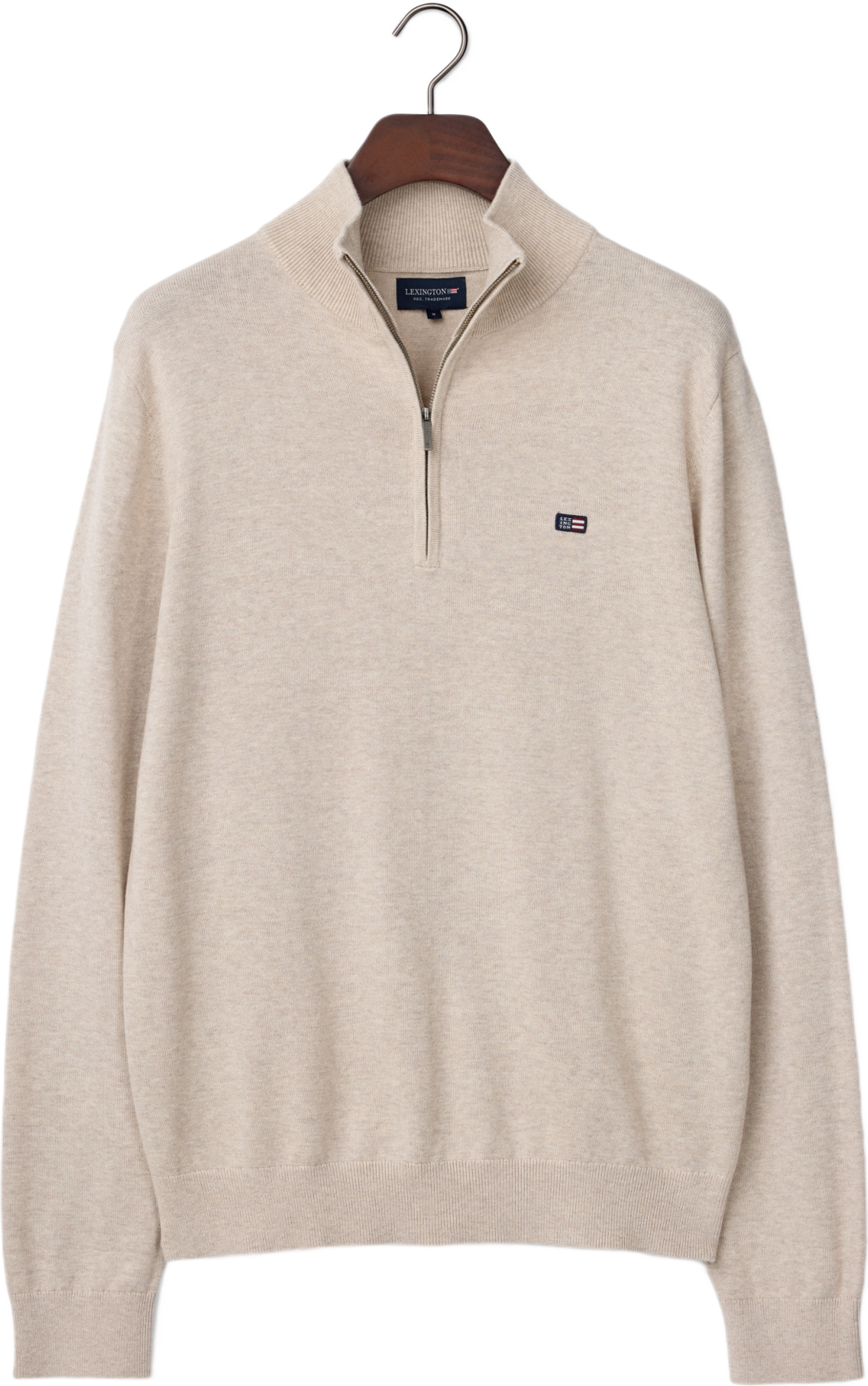Cotton Half-zip Sweater