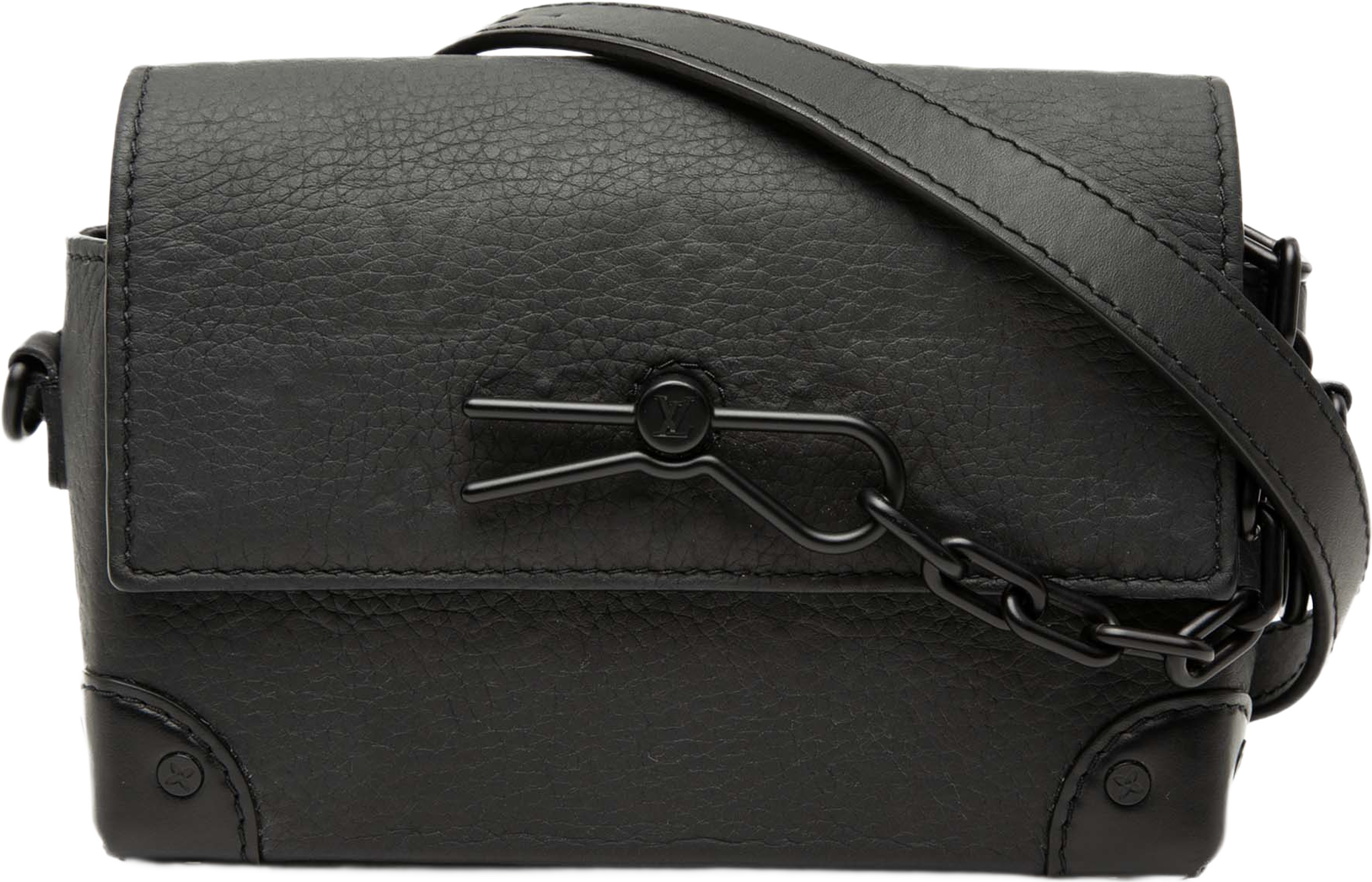 Louis Vuitton Monogram Taurillon Steamer Wearable Wallet, från Luxclusif, i färgen black. Klicka för att öppna bilden i stort format