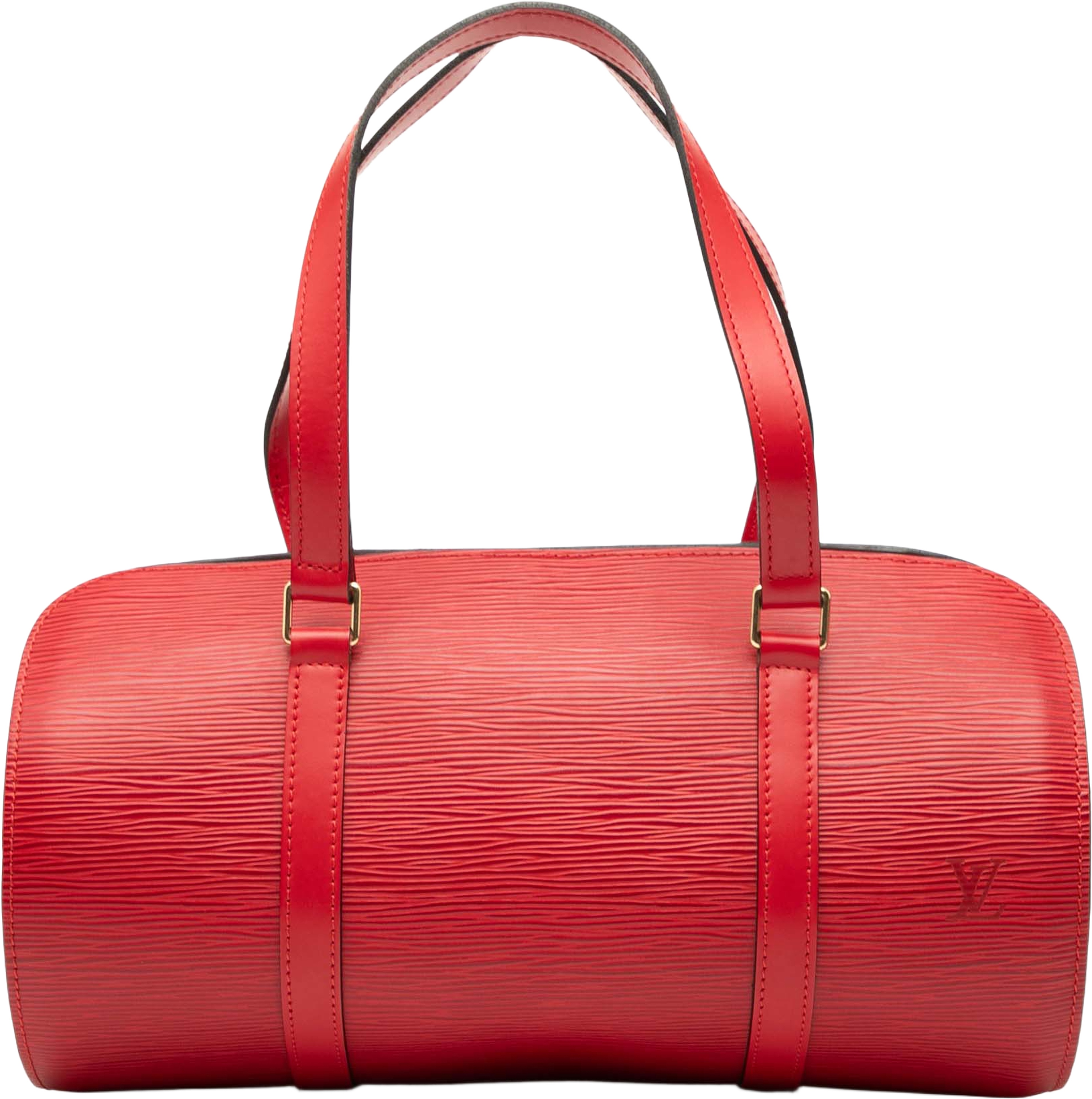 Louis Vuitton Epi Soufflot, från Luxclusif, i färgen red. Klicka för att öppna bilden i stort format