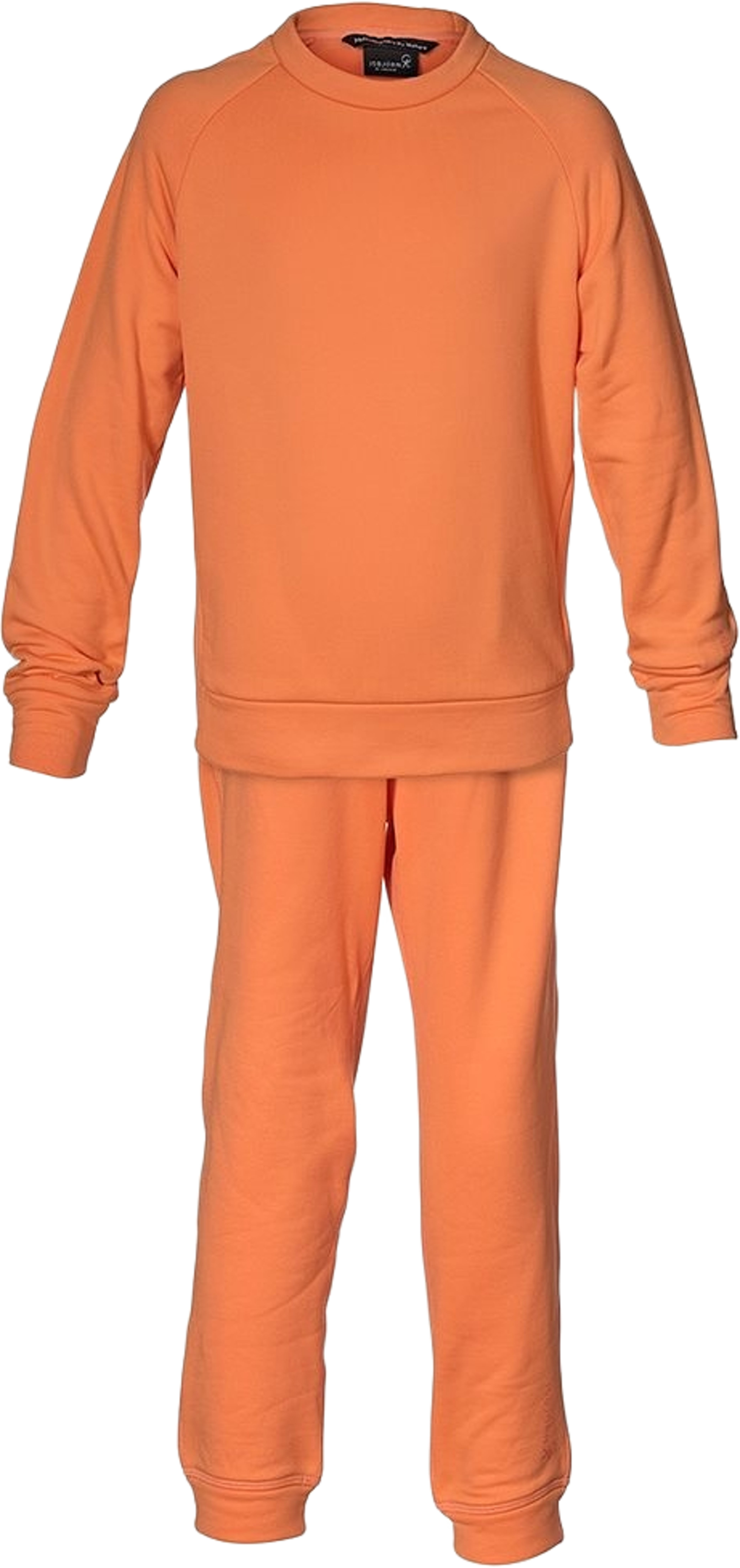 Isbjörn Panda Chill Sweater & Pant 86cl-128cl, från ISBJÖRN of Sweden, i färgen orangepeel. Klicka för att öppna bilden i stort format