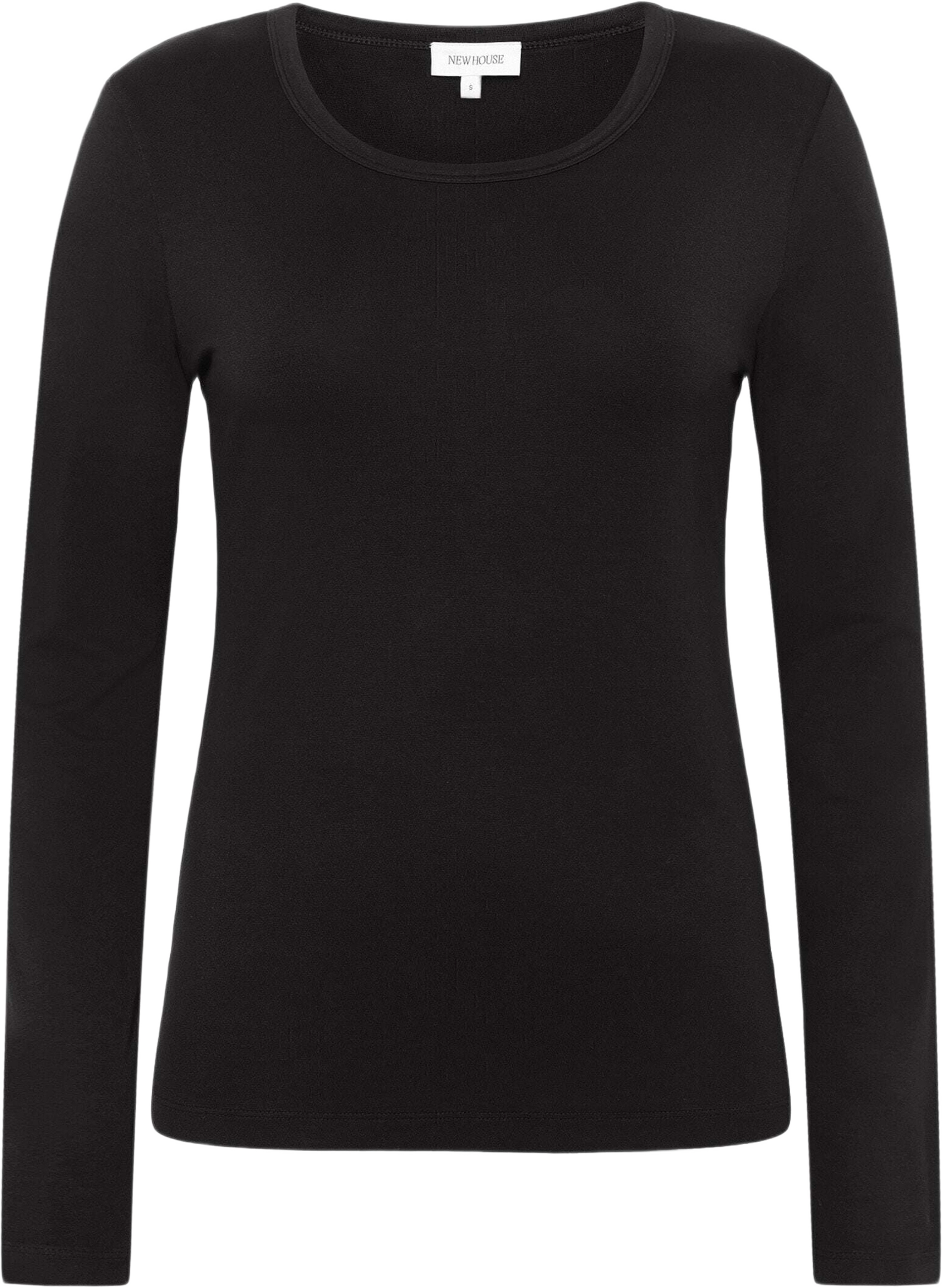 Cameron Jersey Top, från Newhouse, i färgen svart. Klicka för att öppna bilden i stort format