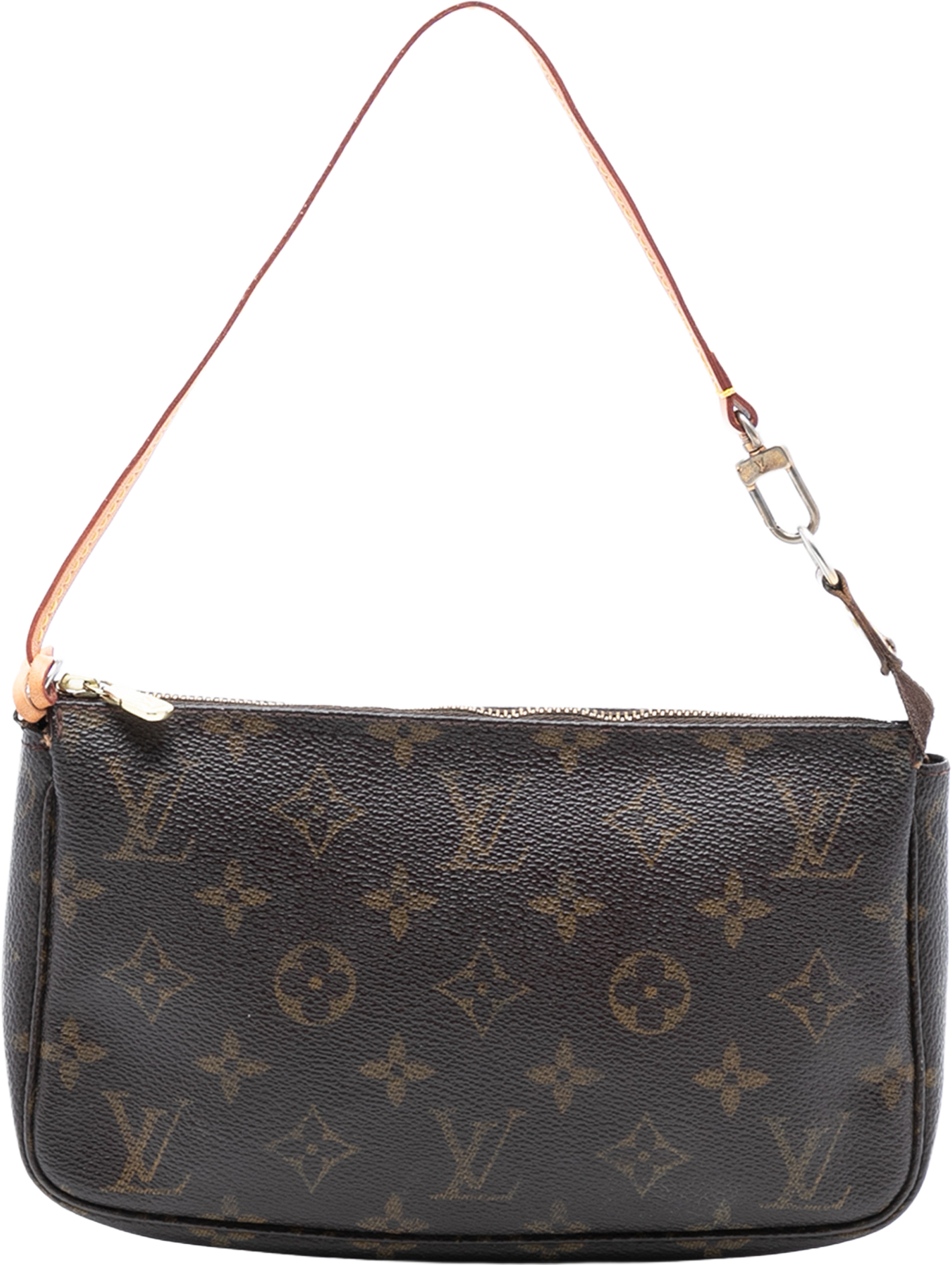 Louis Vuitton Monogram Pochette Accessoires, från Luxclusif, i färgen brown. Klicka för att öppna bilden i stort format