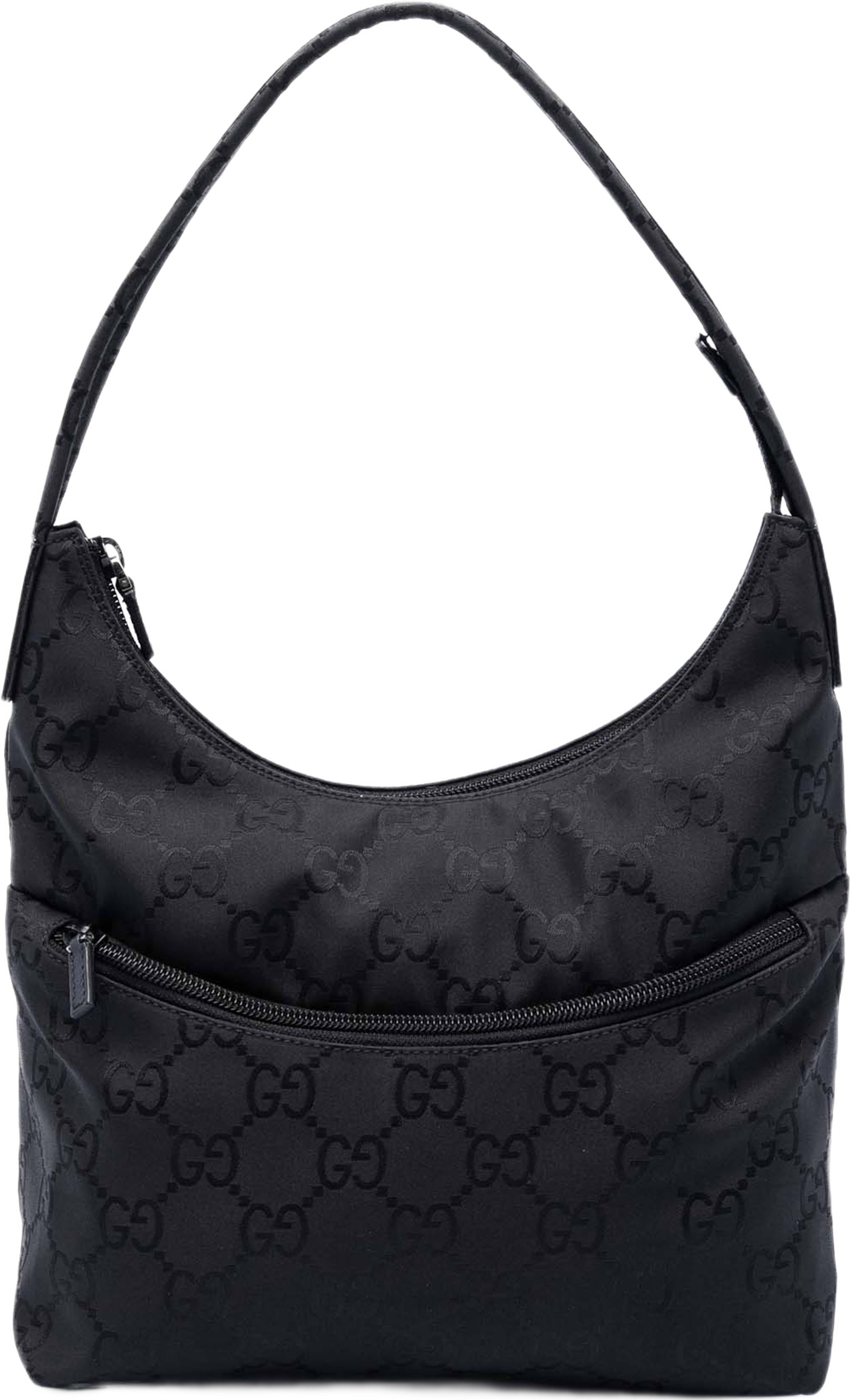 Gucci Gg Nylon Shoulder Bag, från Luxclusif, i färgen black. Klicka för att öppna bilden i stort format