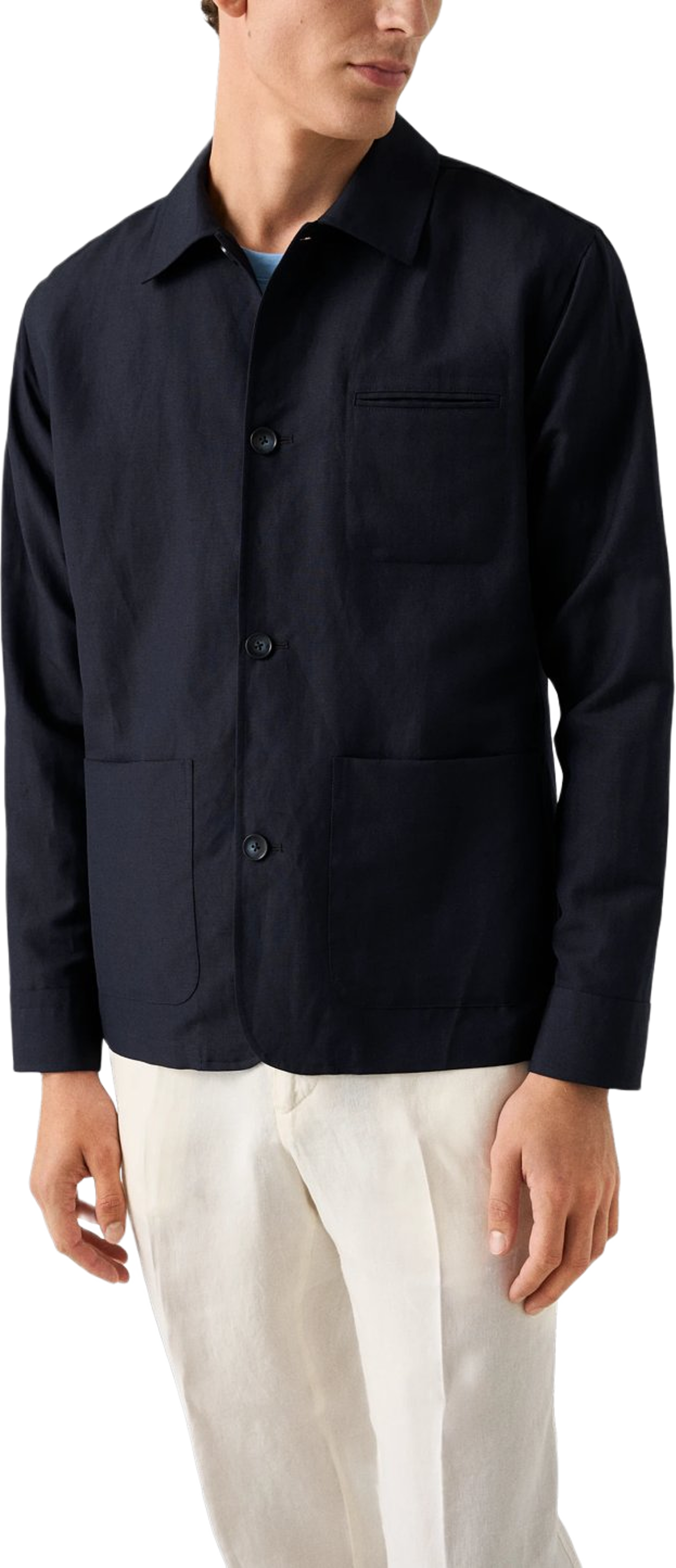 Overshirt I Linne & Bomull