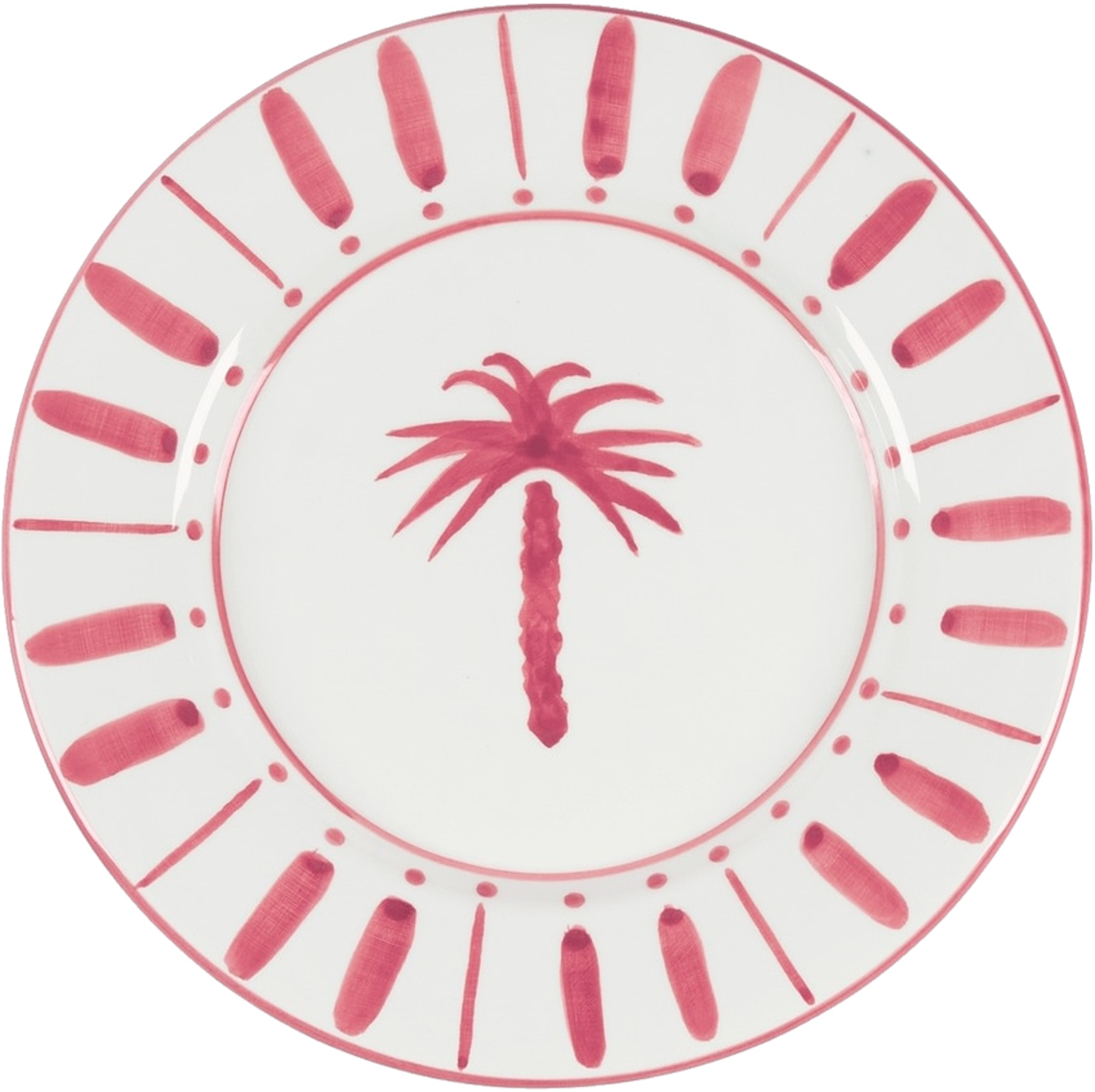 Cannes Assiett - 22 Cm, från Pick A Poppy, i färgen dark pink. Klicka för att öppna bilden i stort format