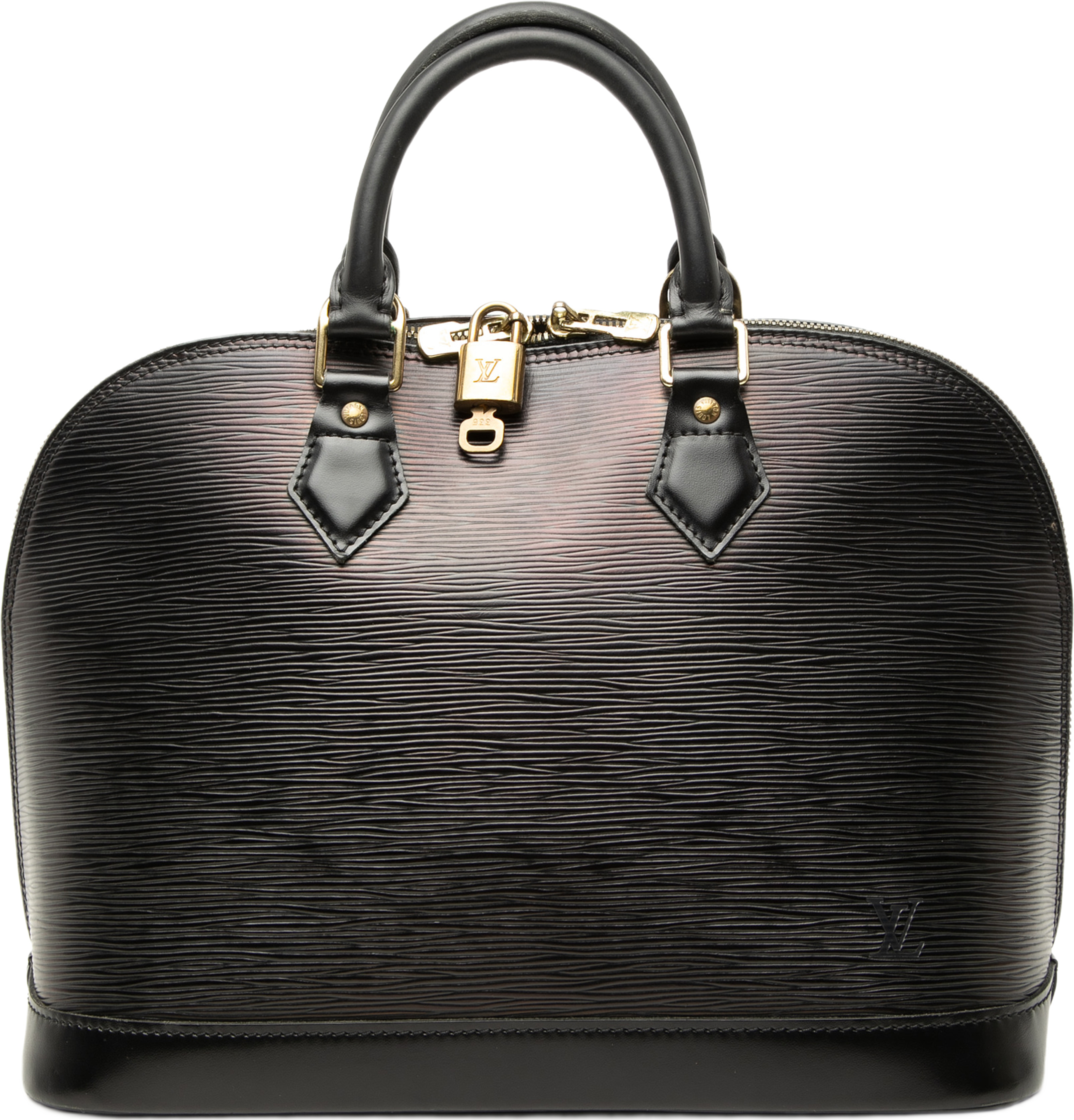 Louis Vuitton Epi Alma Pm, från Luxclusif, i färgen svart. Klicka för att öppna bilden i stort format