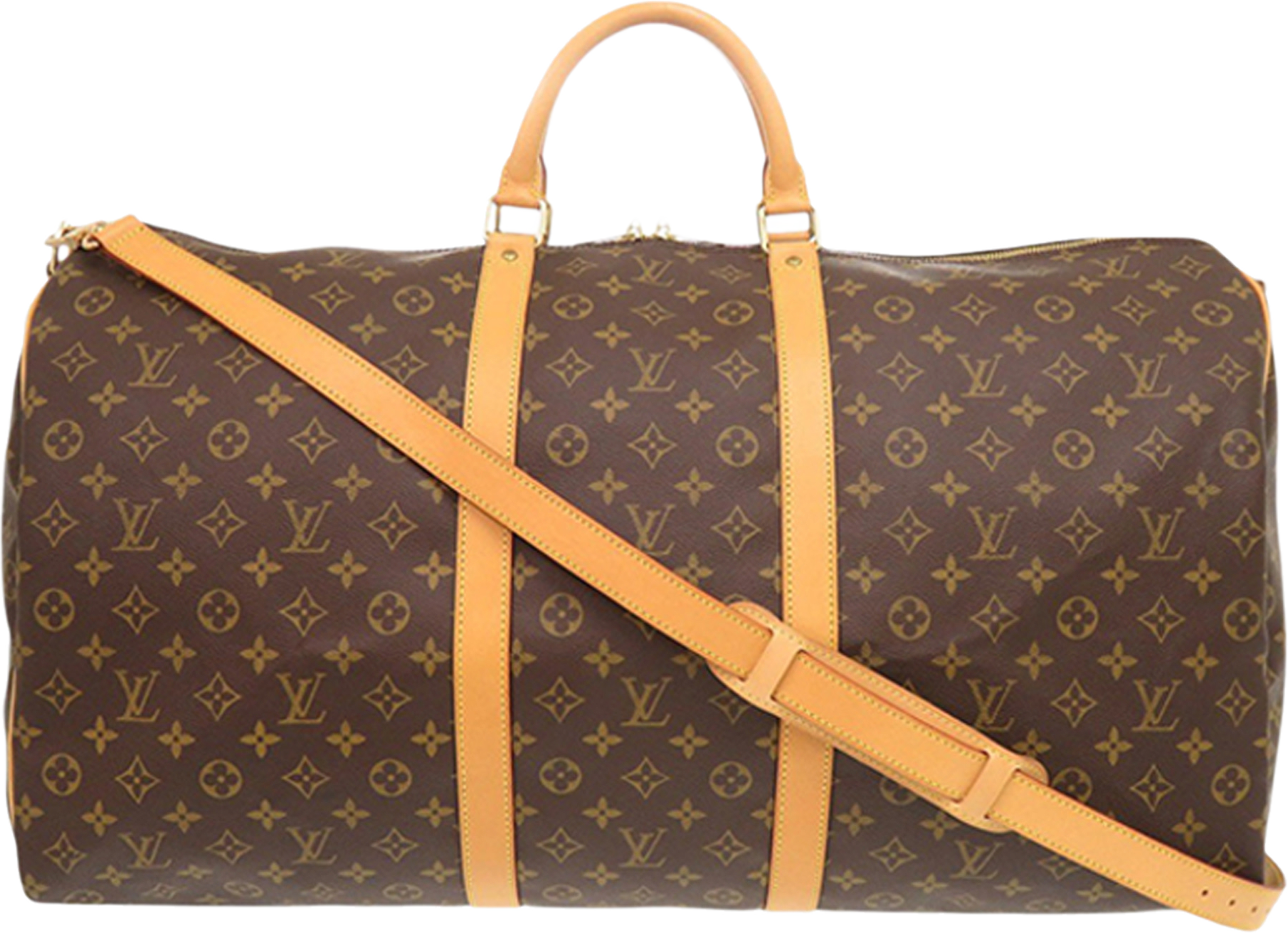 Louis Vuitton Monogram Keepall Bandouliere 60, från Luxclusif, i färgen brown. Klicka för att öppna bilden i stort format