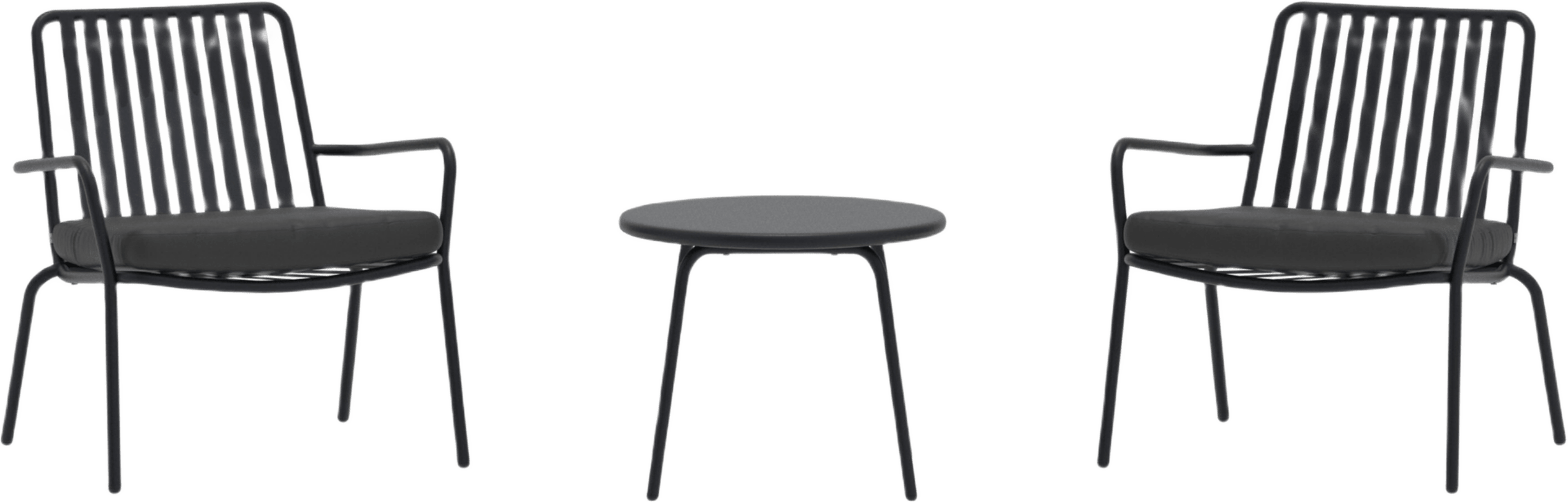 Mykonos Loungegrupp, från Venture Home, i färgen black. Klicka för att öppna bilden i stort format