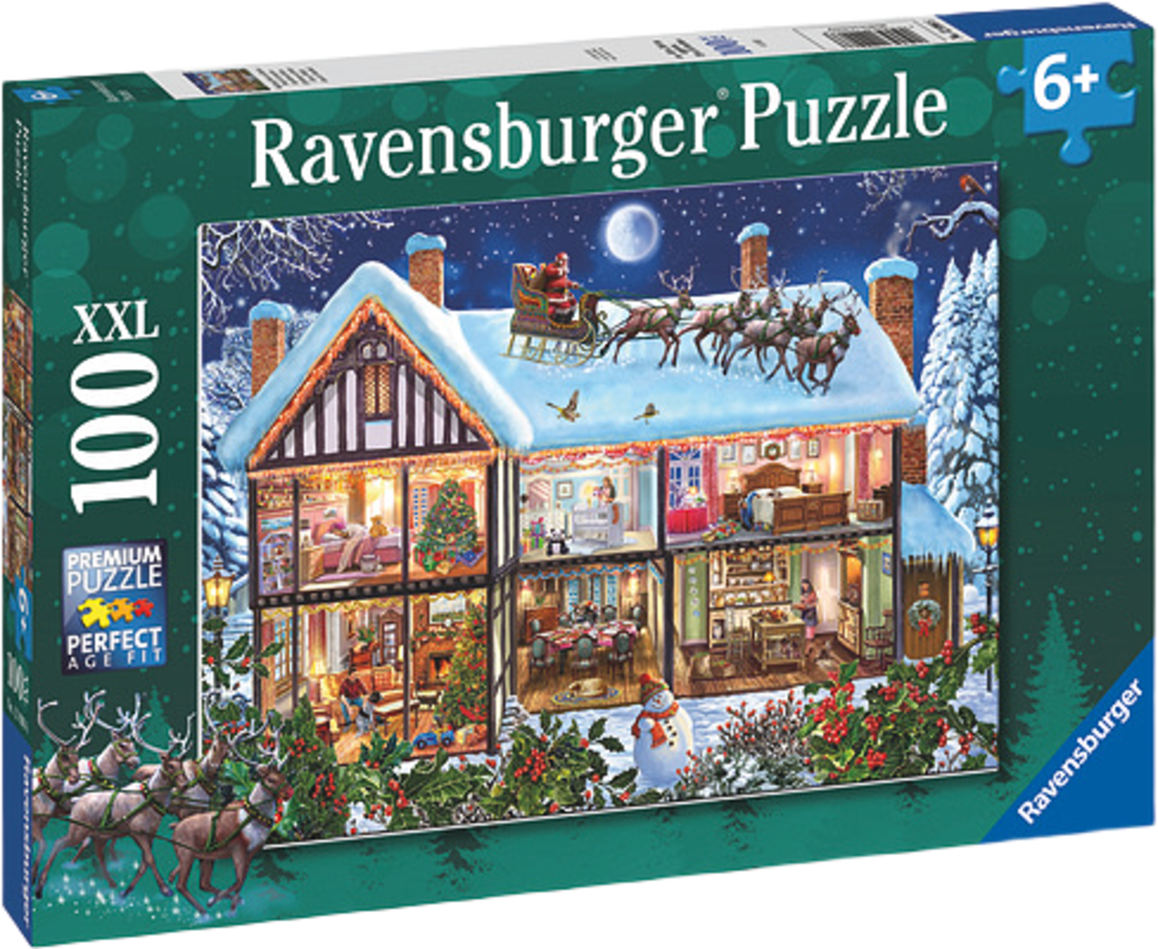 Christmas At Home 100p, från RAVENSBURGER, i färgen Multicolor.
