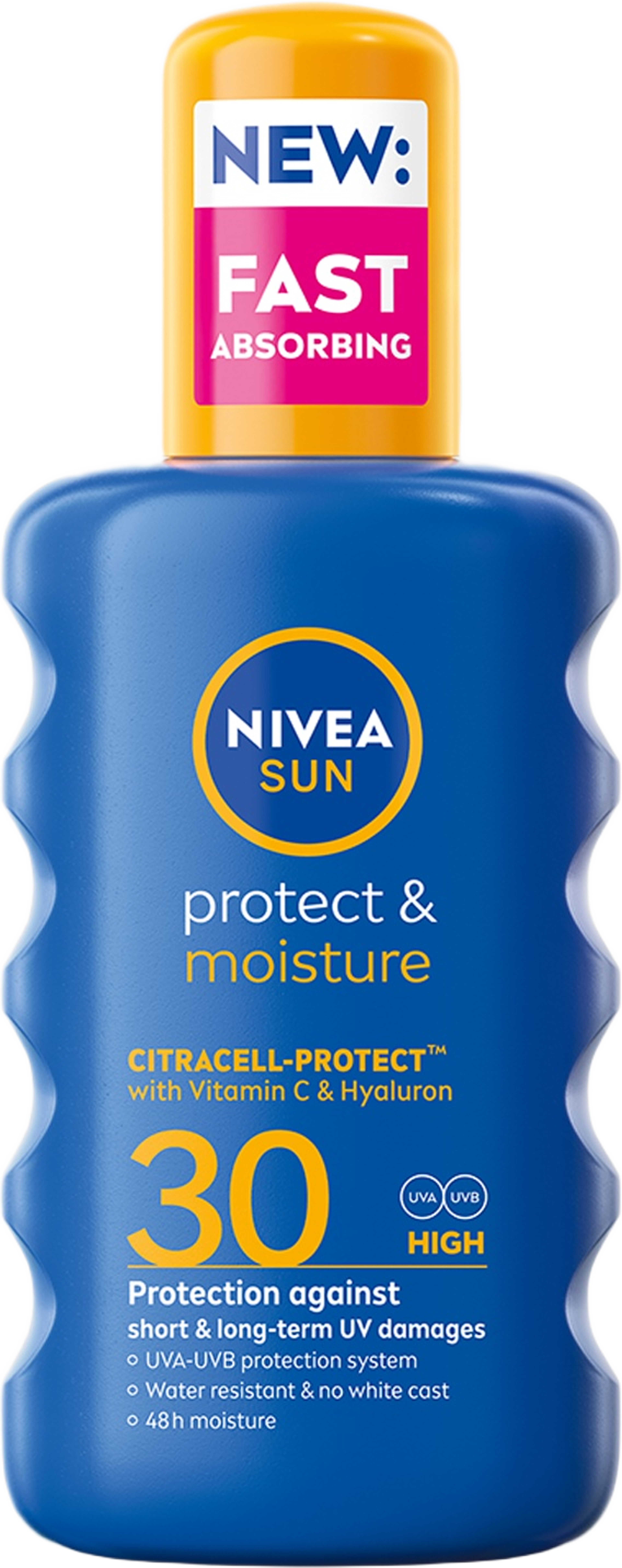Solskydd spray Protect & Moisture Sun Spray SPF30 200 ml NIVEA SUN