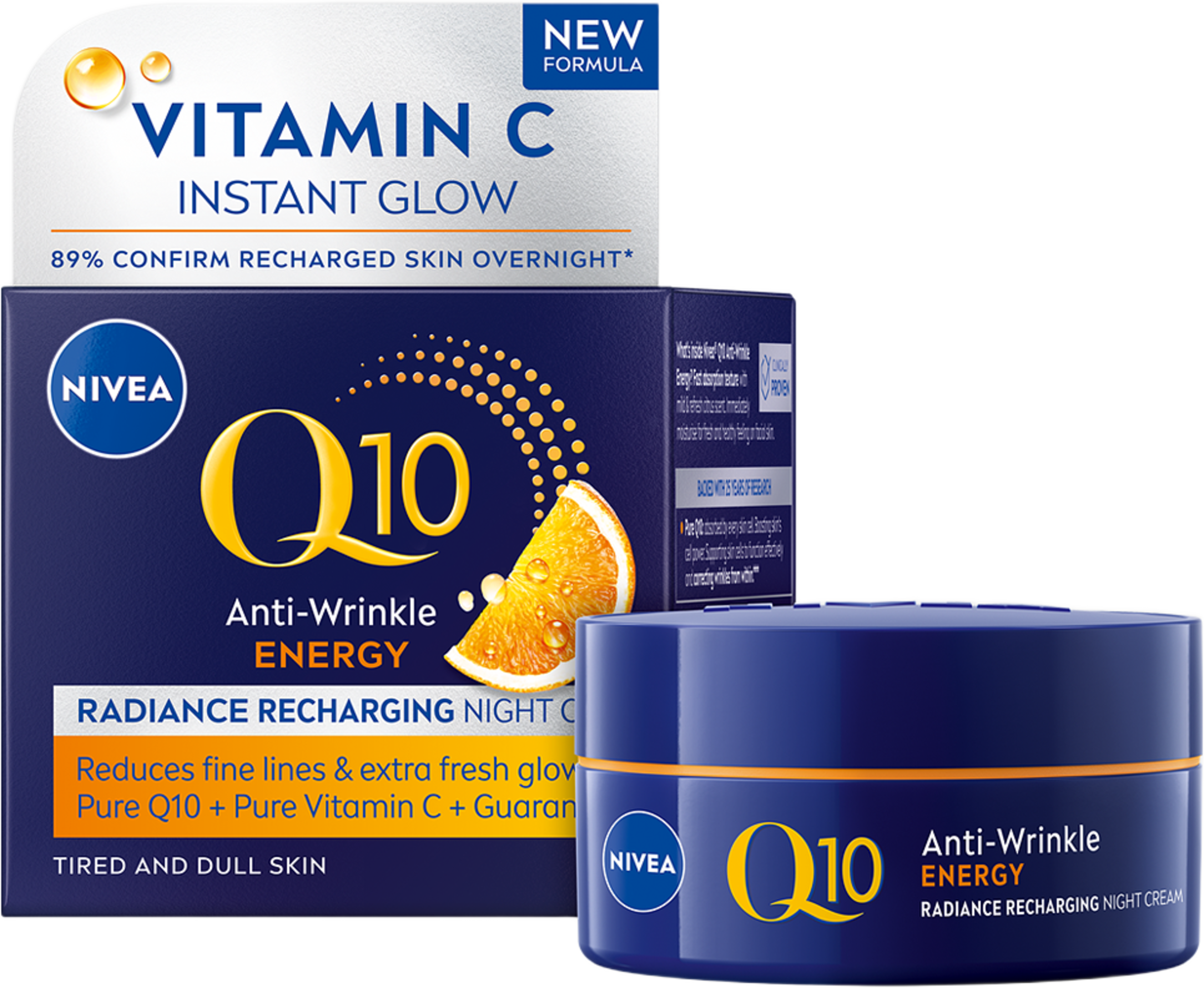 Nattkräm Q10 Energy Recharging Night Cream 50 ml NIVEA