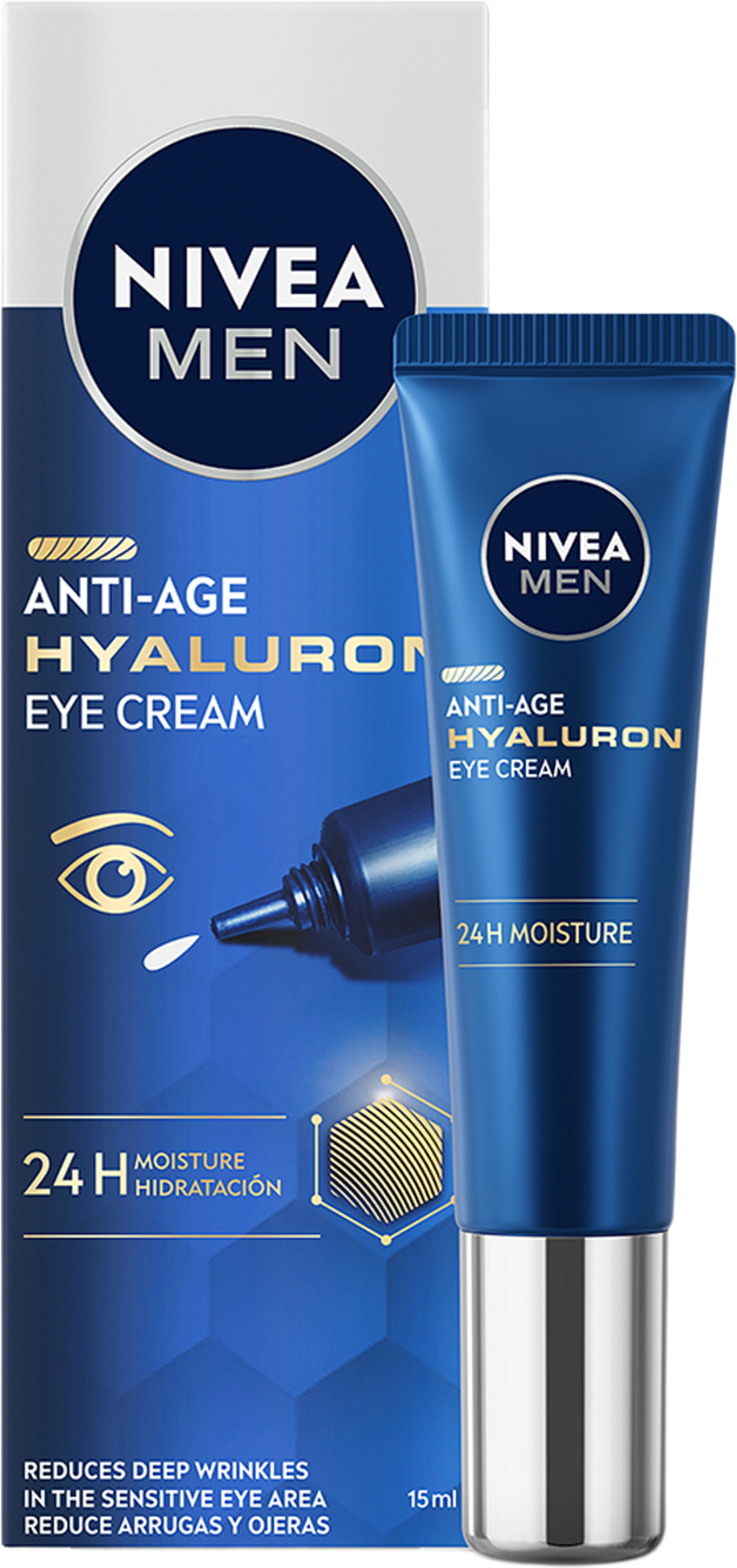 Ögonkräm man Anti Age Hyaluron Eye Cream 15 ml NIVEA MEN