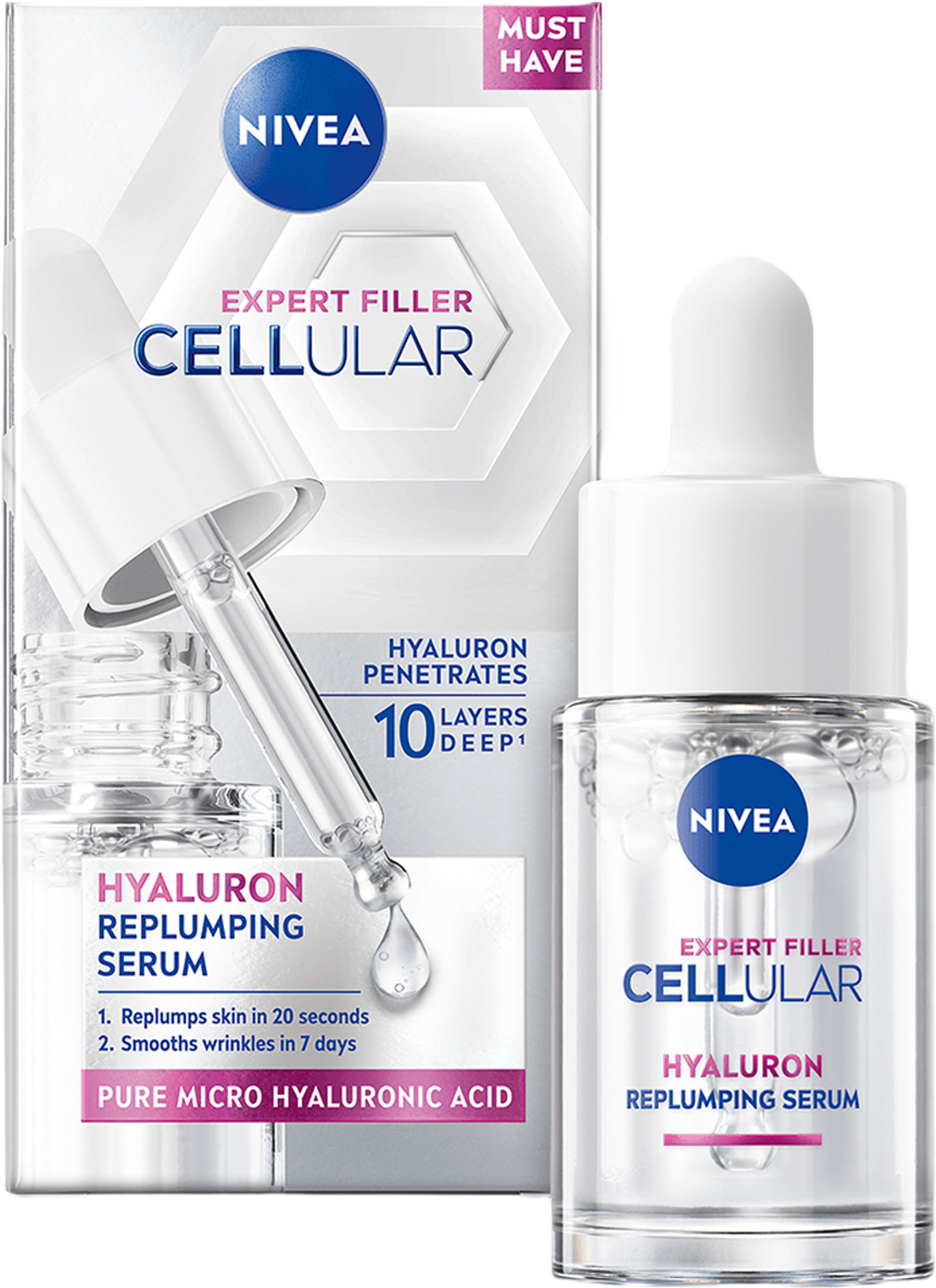 Serum Cellular Expert Filler Hyaluron Replumping 15 ml NIVEA