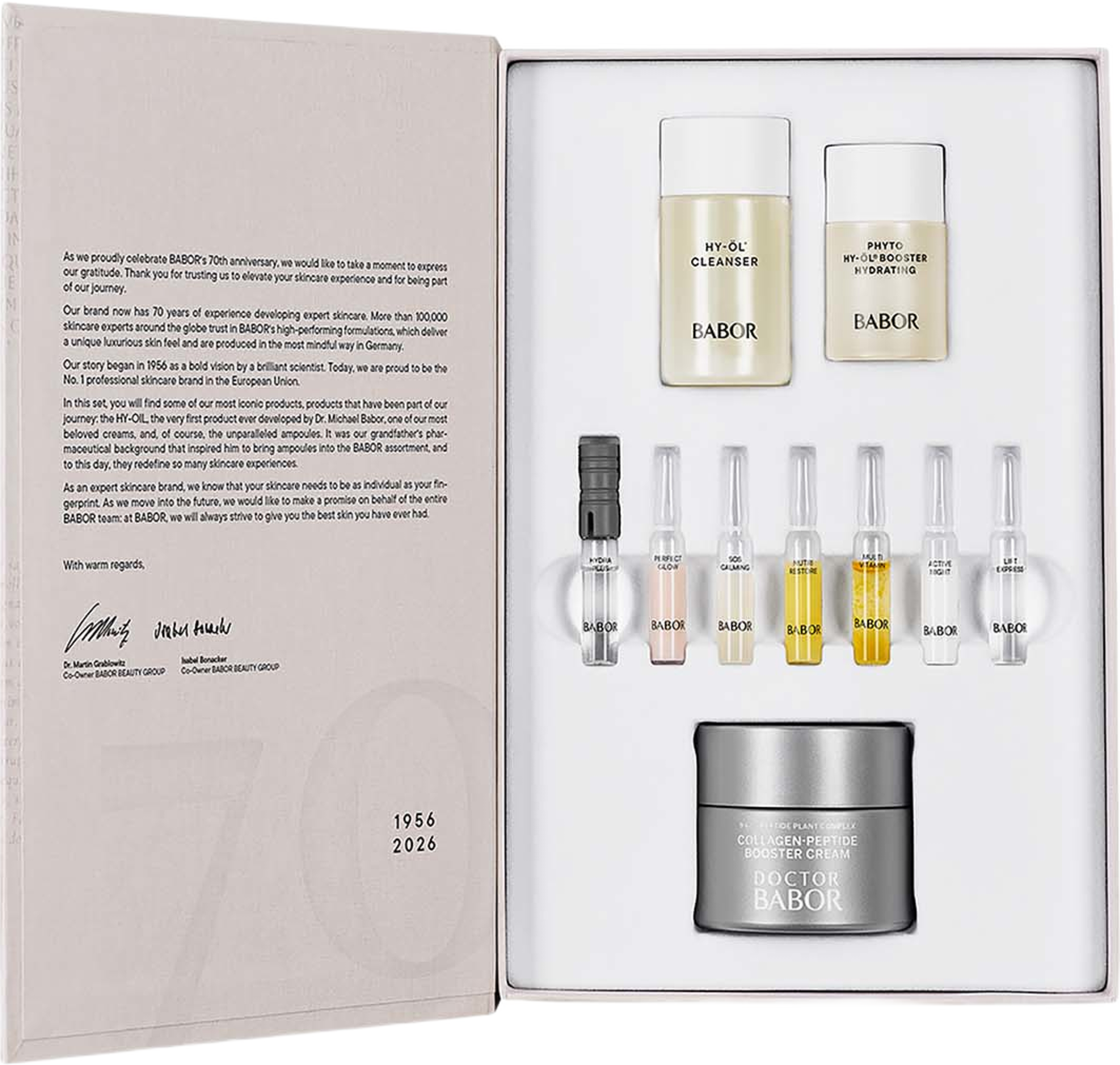 70 Anniversary Set, från BABOR. Klicka för att öppna bilden i stort format