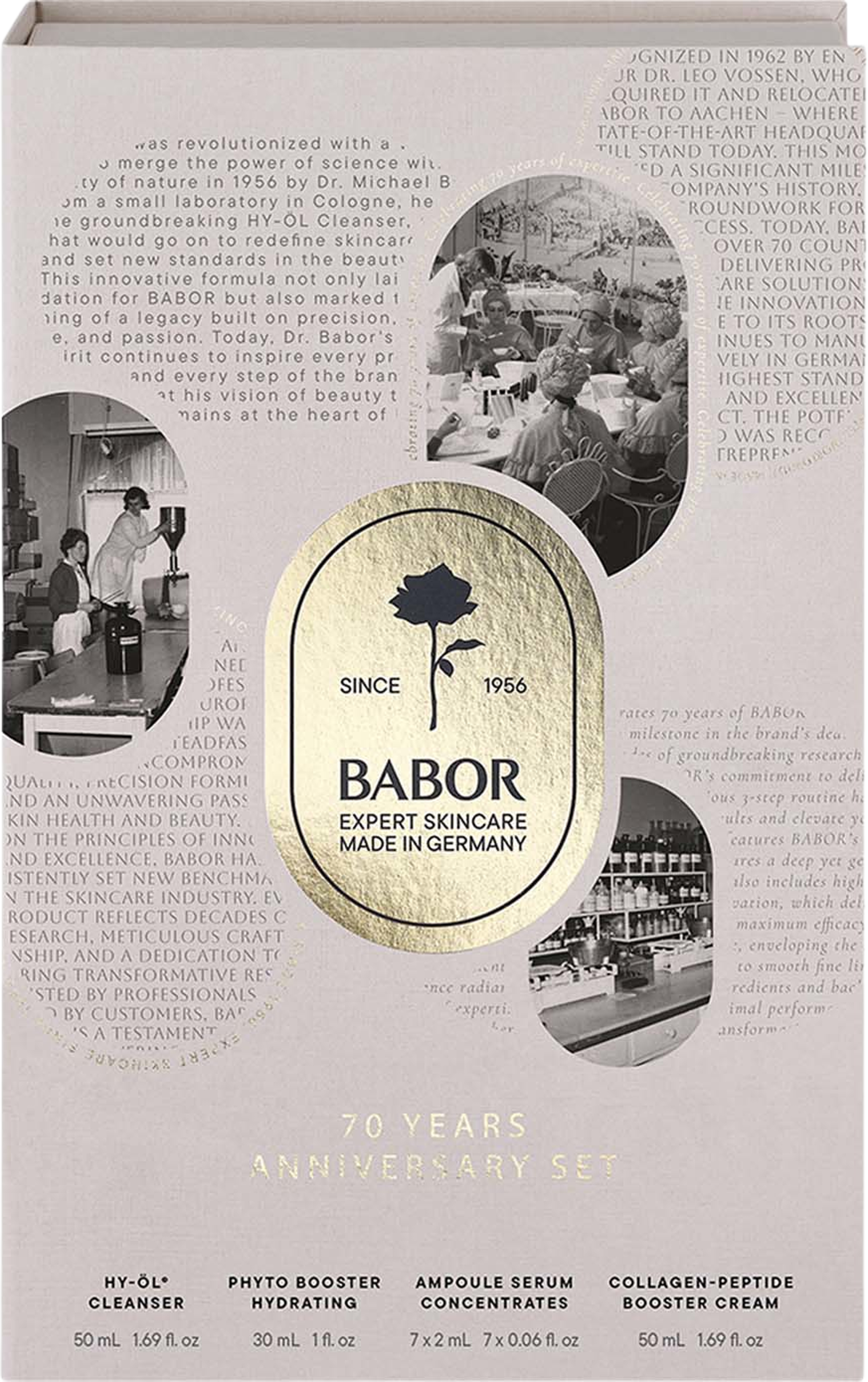 70 Anniversary Set, från BABOR. Klicka för att öppna bilden i stort format