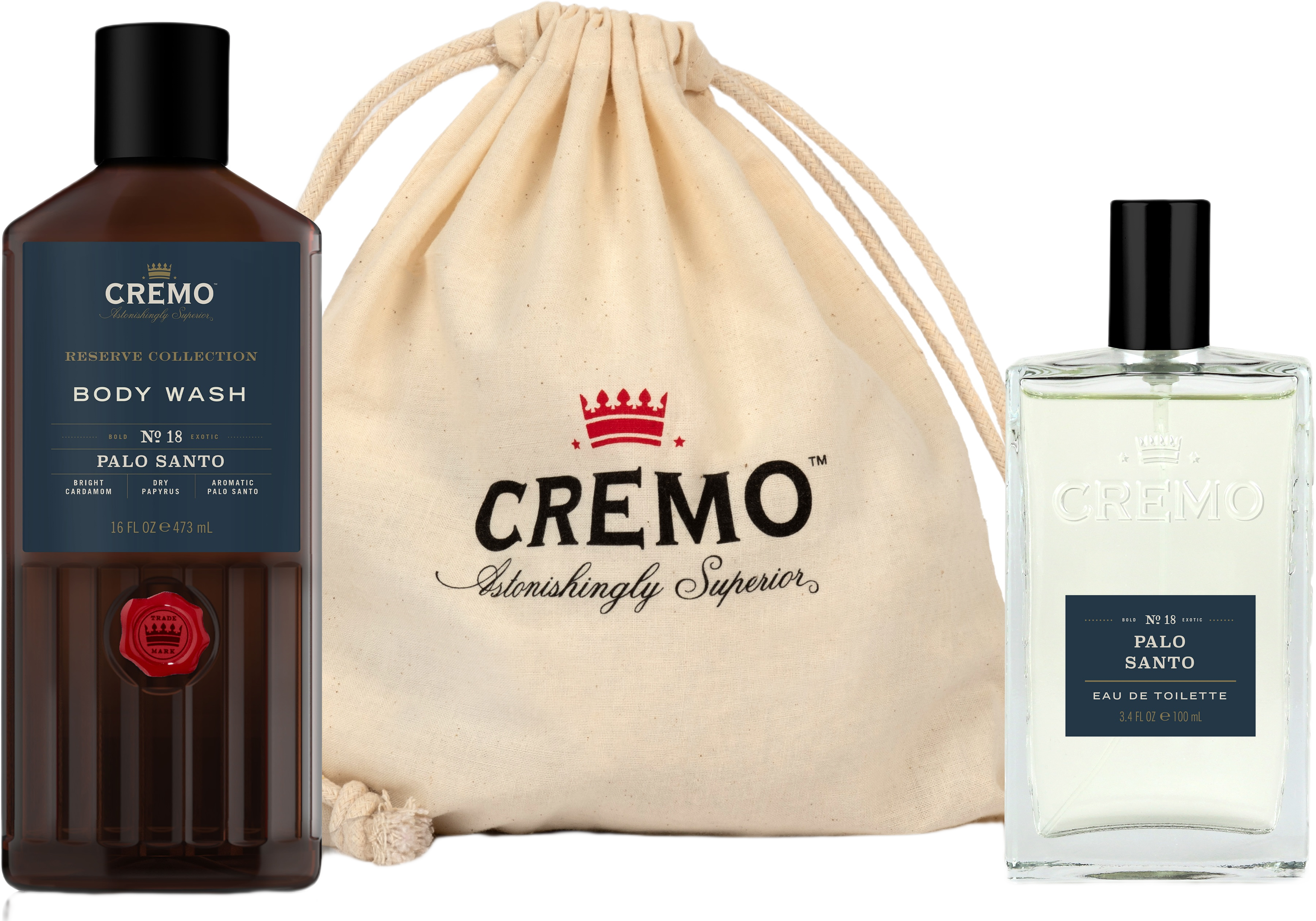 Palo Santo Gift Set For Men, från Cremo. Klicka för att öppna bilden i stort format
