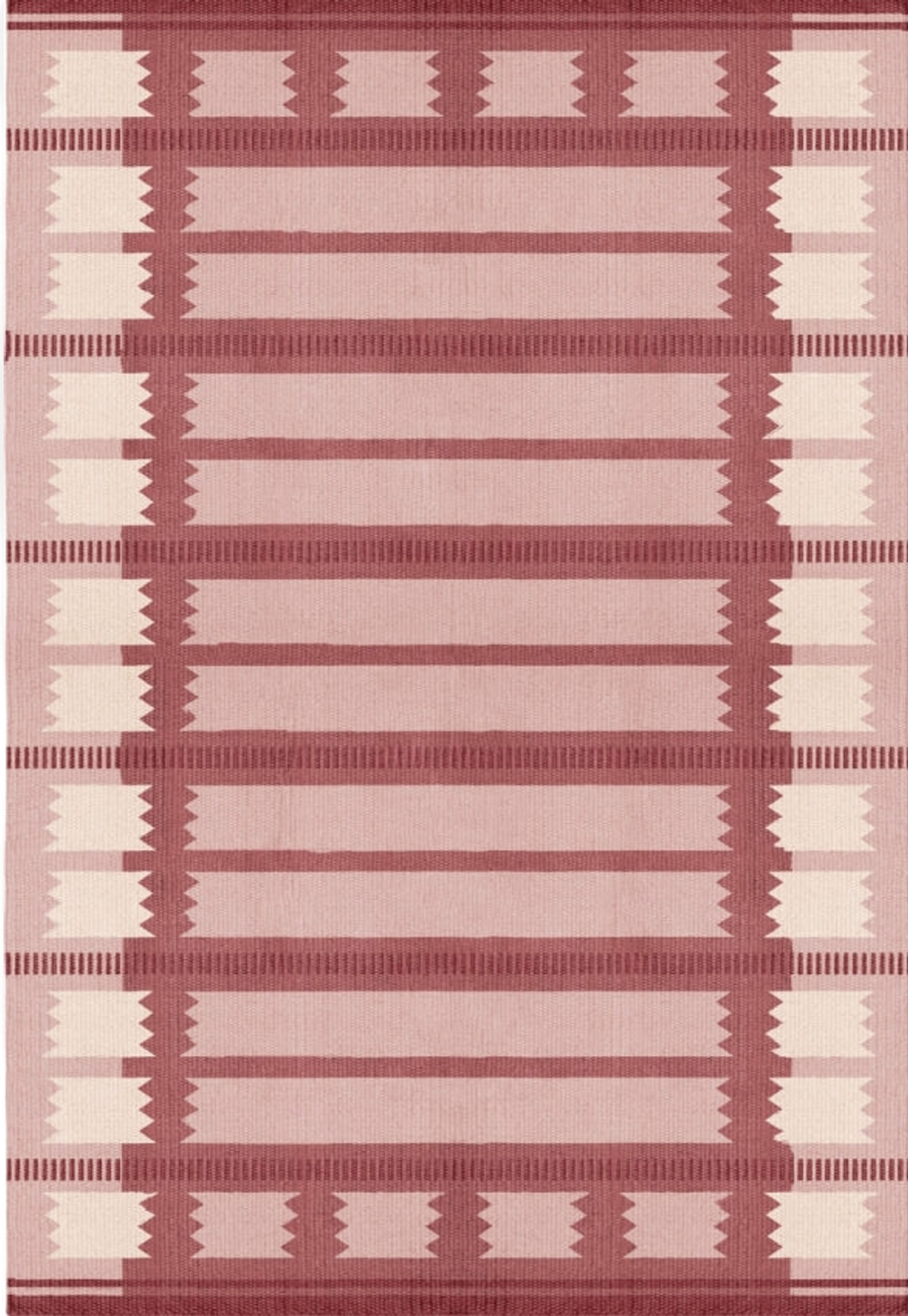 Röllakan Ullmatta 200x300 cm, från Layered, i färgen röd. Klicka för att öppna bilden i stort format