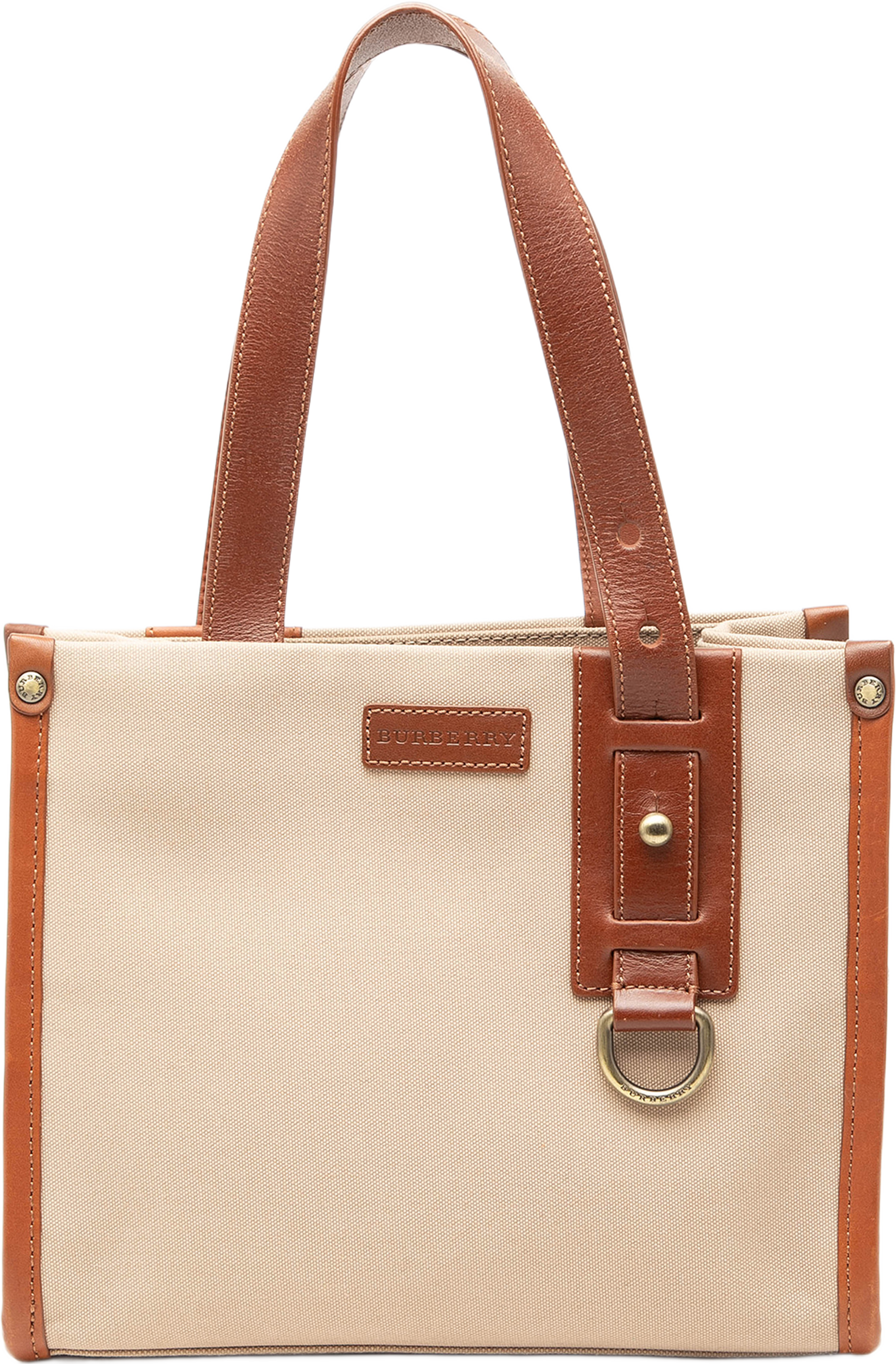 Burberry Canvas Tote, från Luxclusif, i färgen beige. Klicka för att öppna bilden i stort format