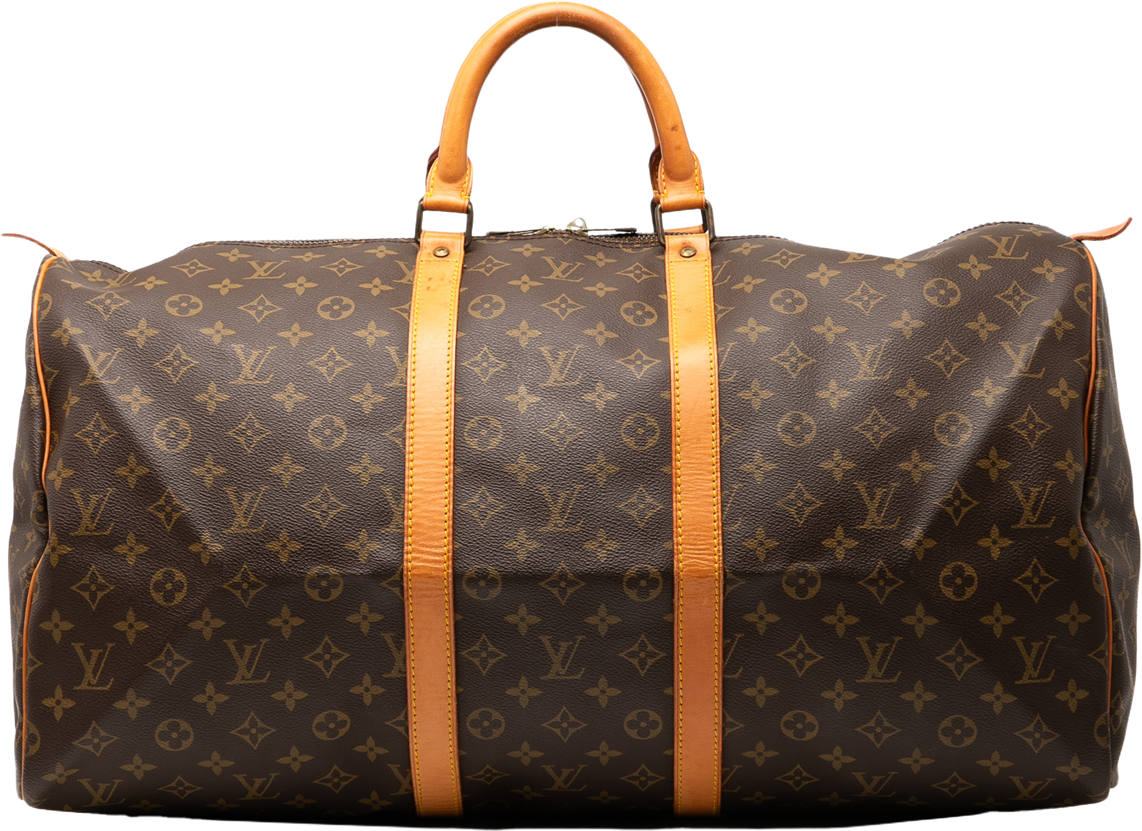 Louis Vuitton Monogram Keepall 55, från Luxclusif, i färgen brown. Klicka för att öppna bilden i stort format