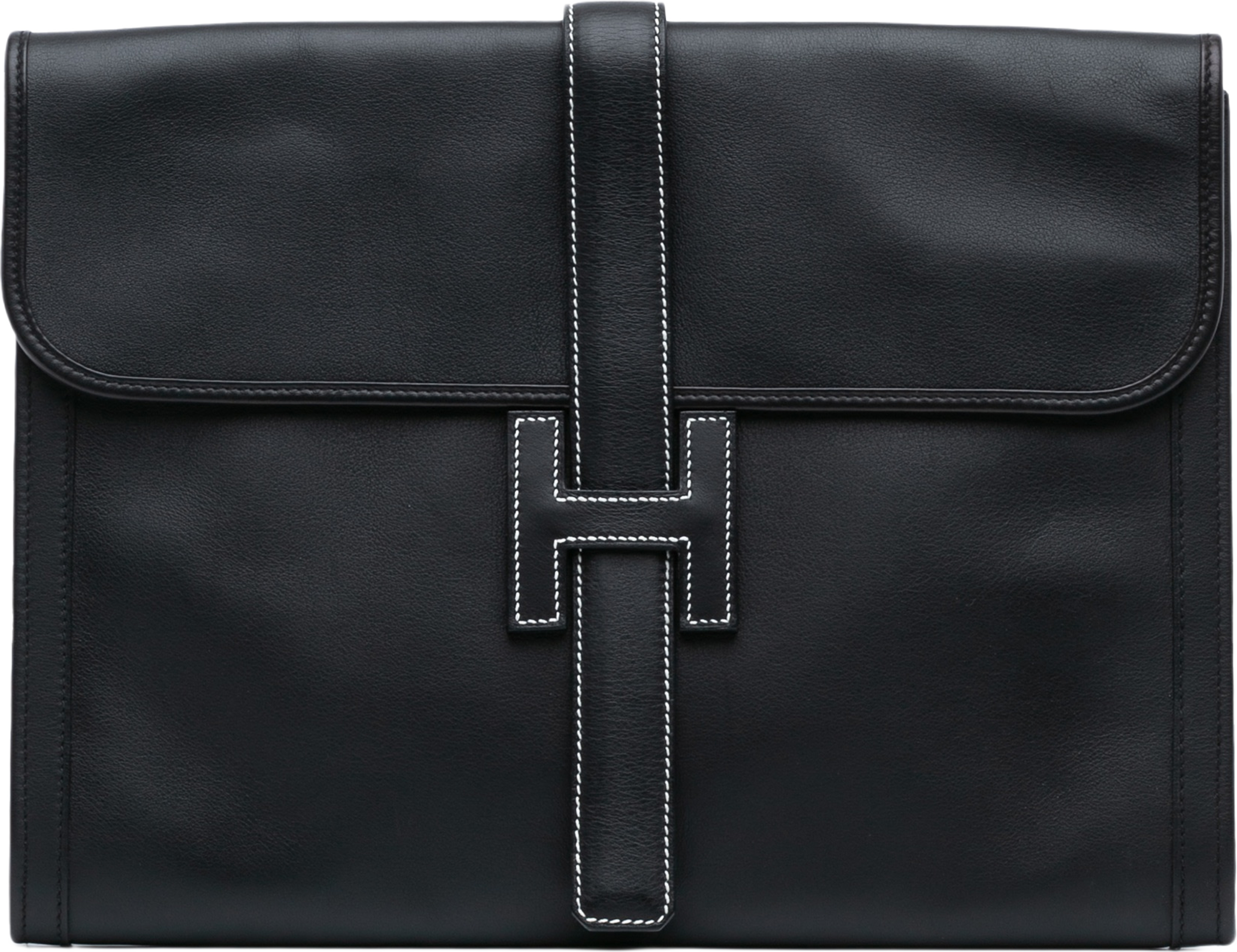 Hermès Swift Jige Gm, från Luxclusif, i färgen black. Klicka för att öppna bilden i stort format