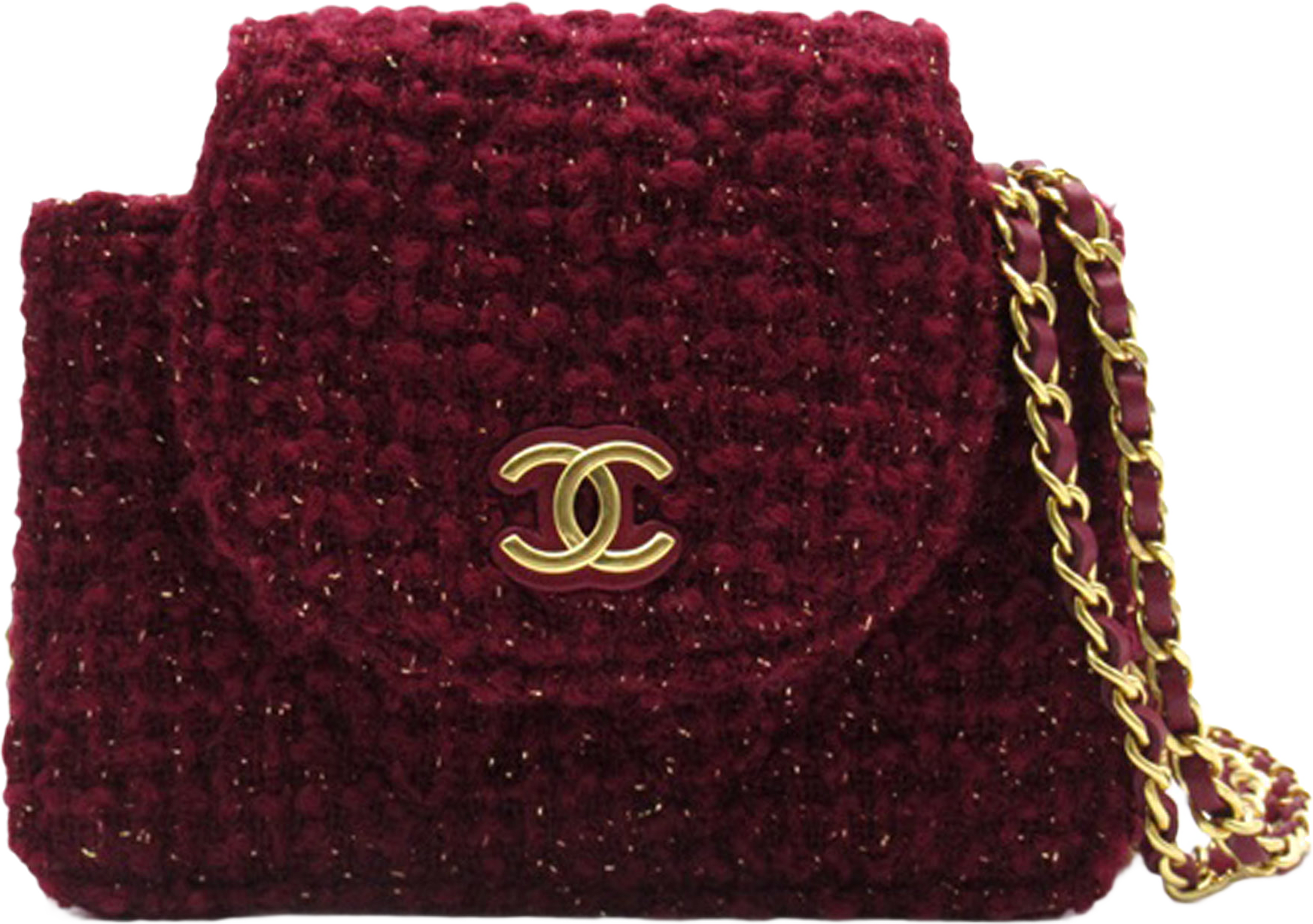 Chanel Cc Tweed Crossbody
