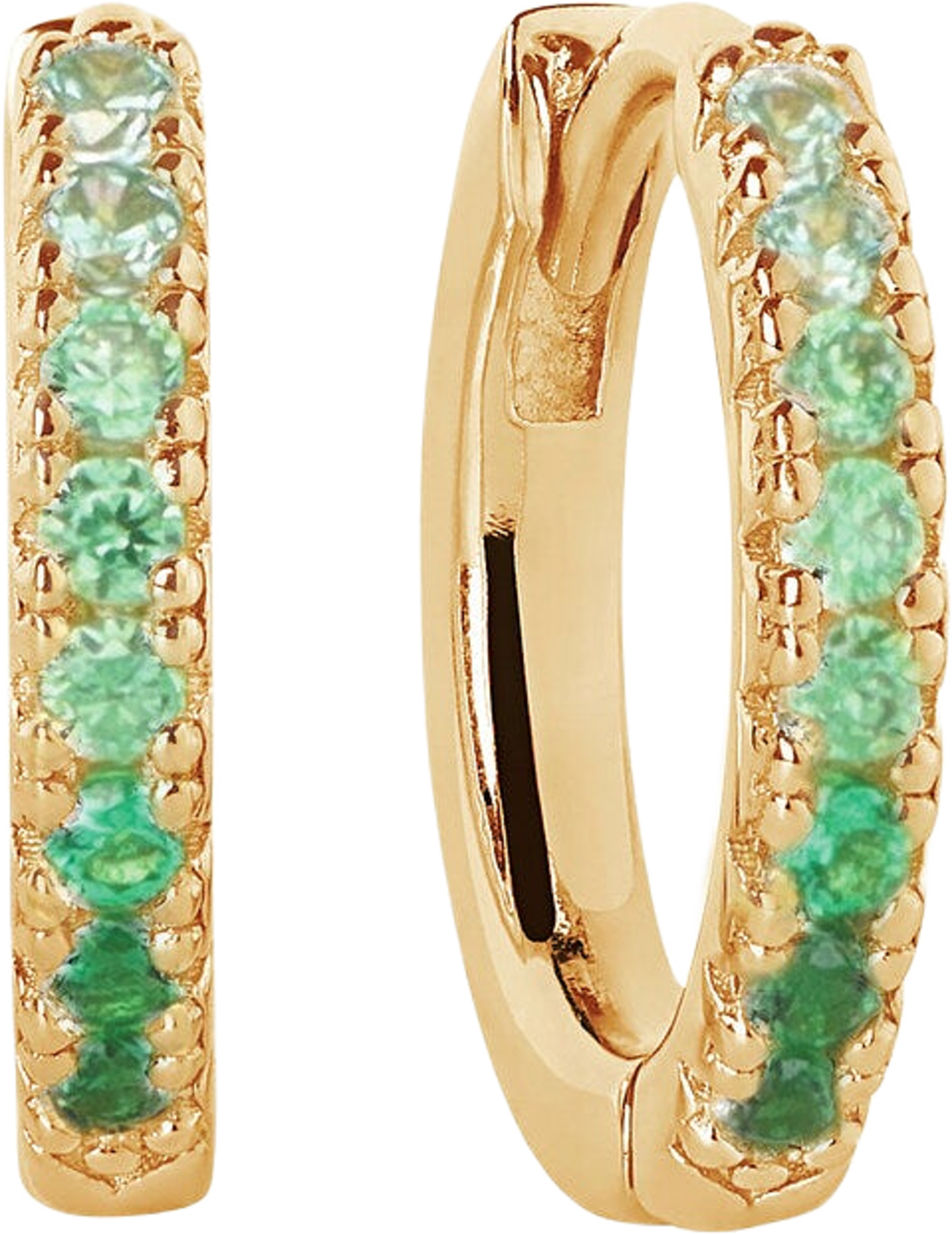 Örhänge Ellera Medio, från Sif Jakobs Jewellery, i färgen green. Klicka för att öppna bilden i stort format