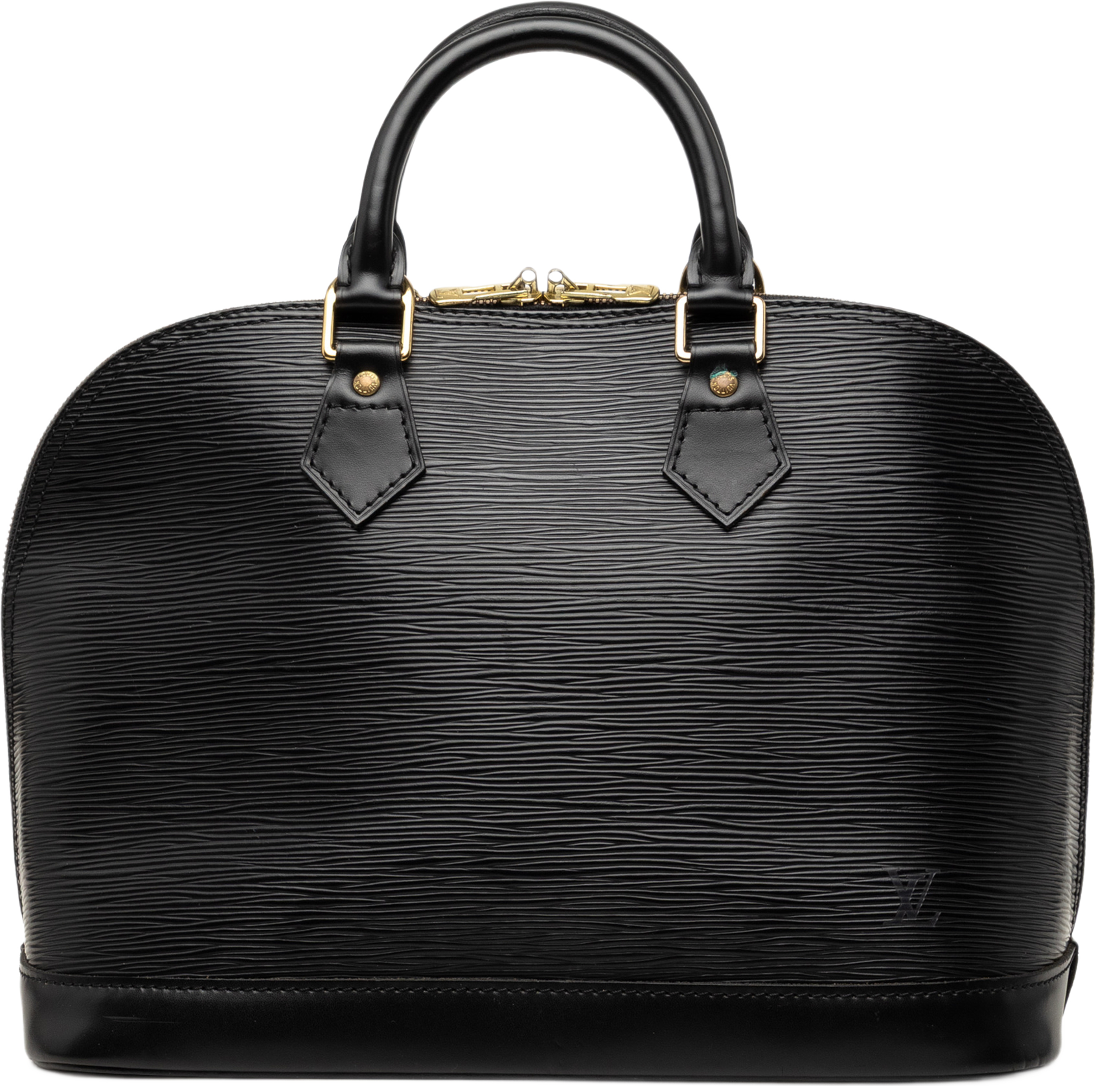 Louis Vuitton Epi Alma Pm, från Luxclusif, i färgen svart. Klicka för att öppna bilden i stort format