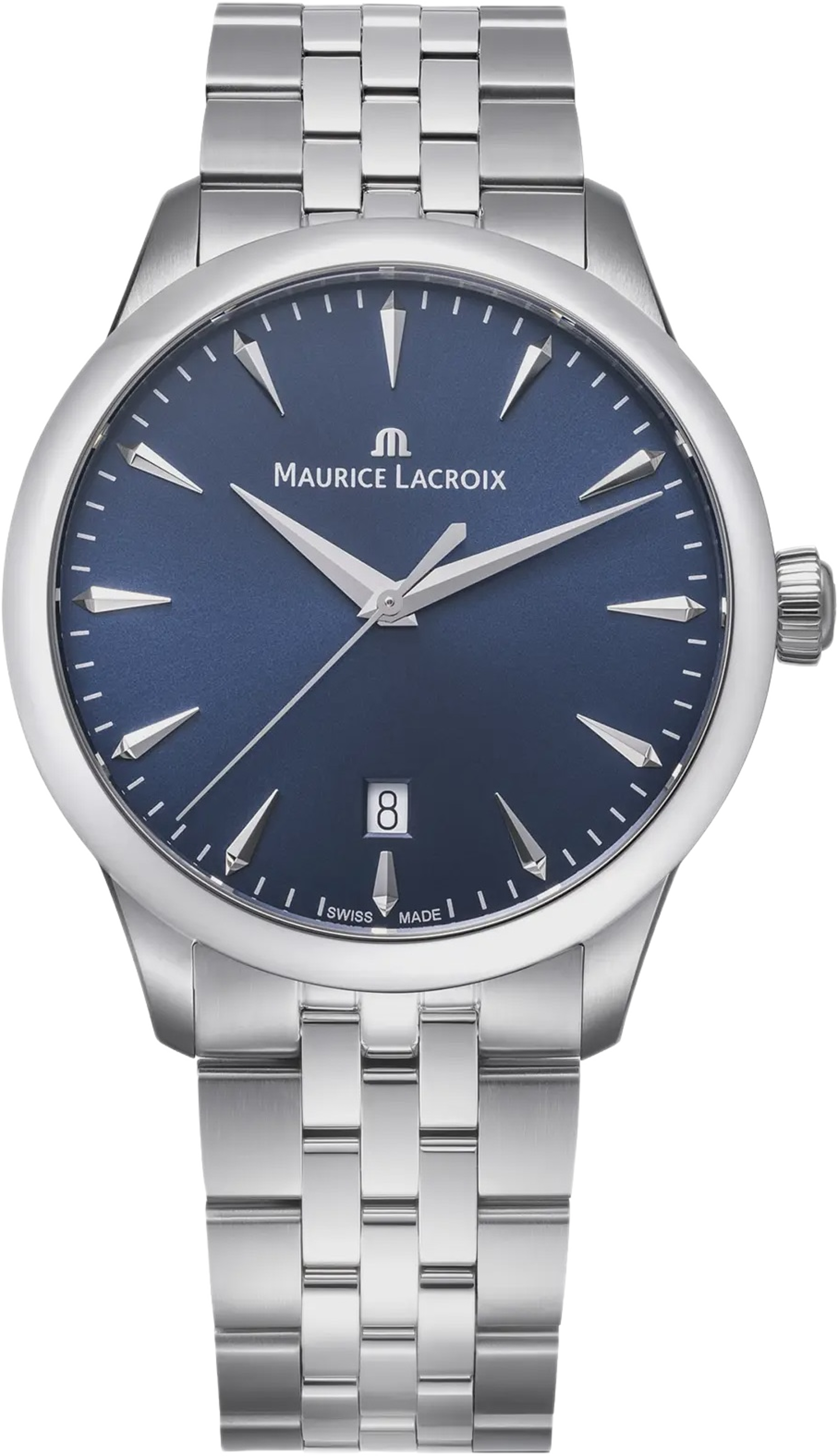 Maurice Lacroix 1975 Unisex Blå/stål, Metallband - 751007-ss002-430-1, från MAURICE LACROIX, i färgen 1. Klicka för att öppna bilden i stort format