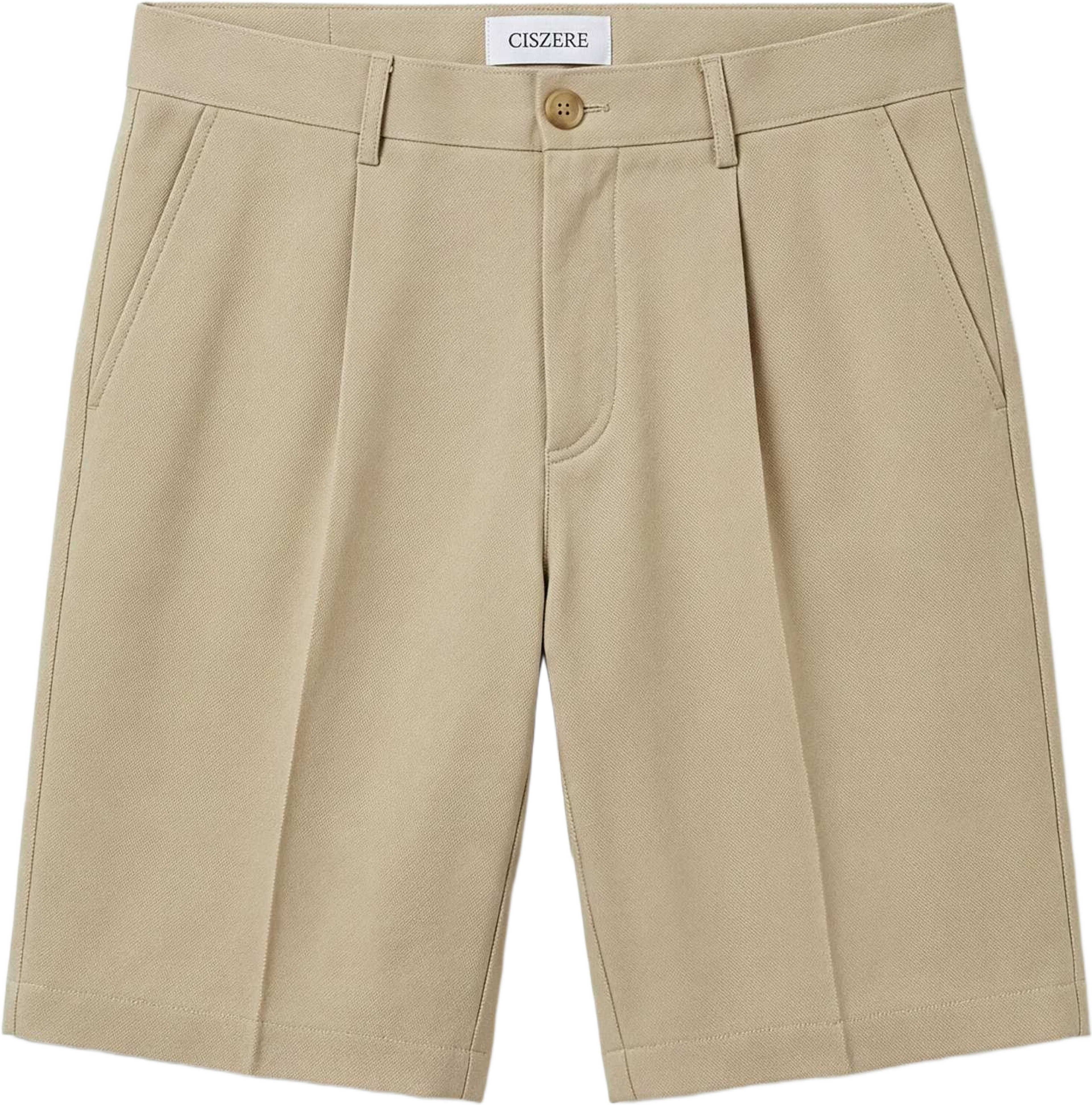 Land Suit Shorts, från Ciszere, i färgen beige. Klicka för att öppna bilden i stort format