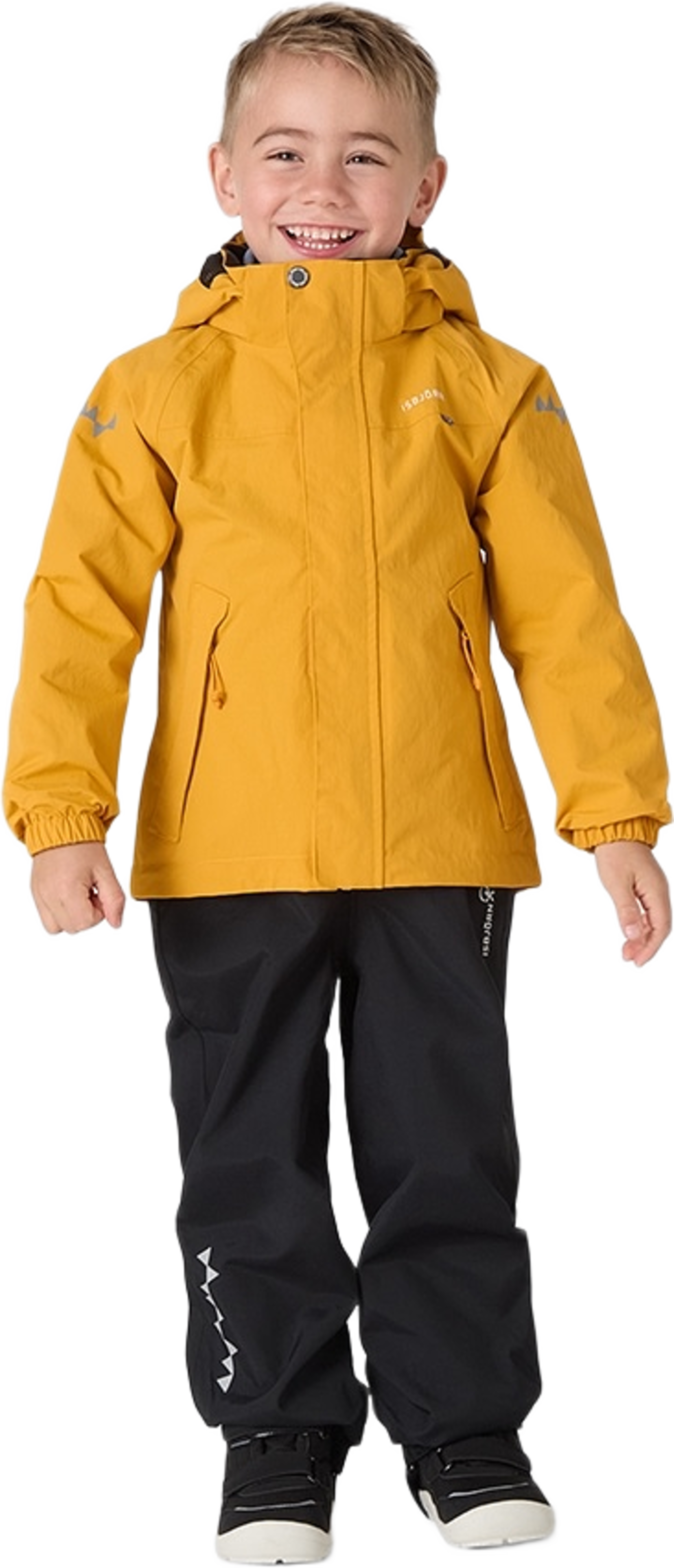 Isbjörn Penguin Skaljacka, från ISBJÖRN of Sweden, i färgen saffron. Klicka för att öppna bilden i stort format