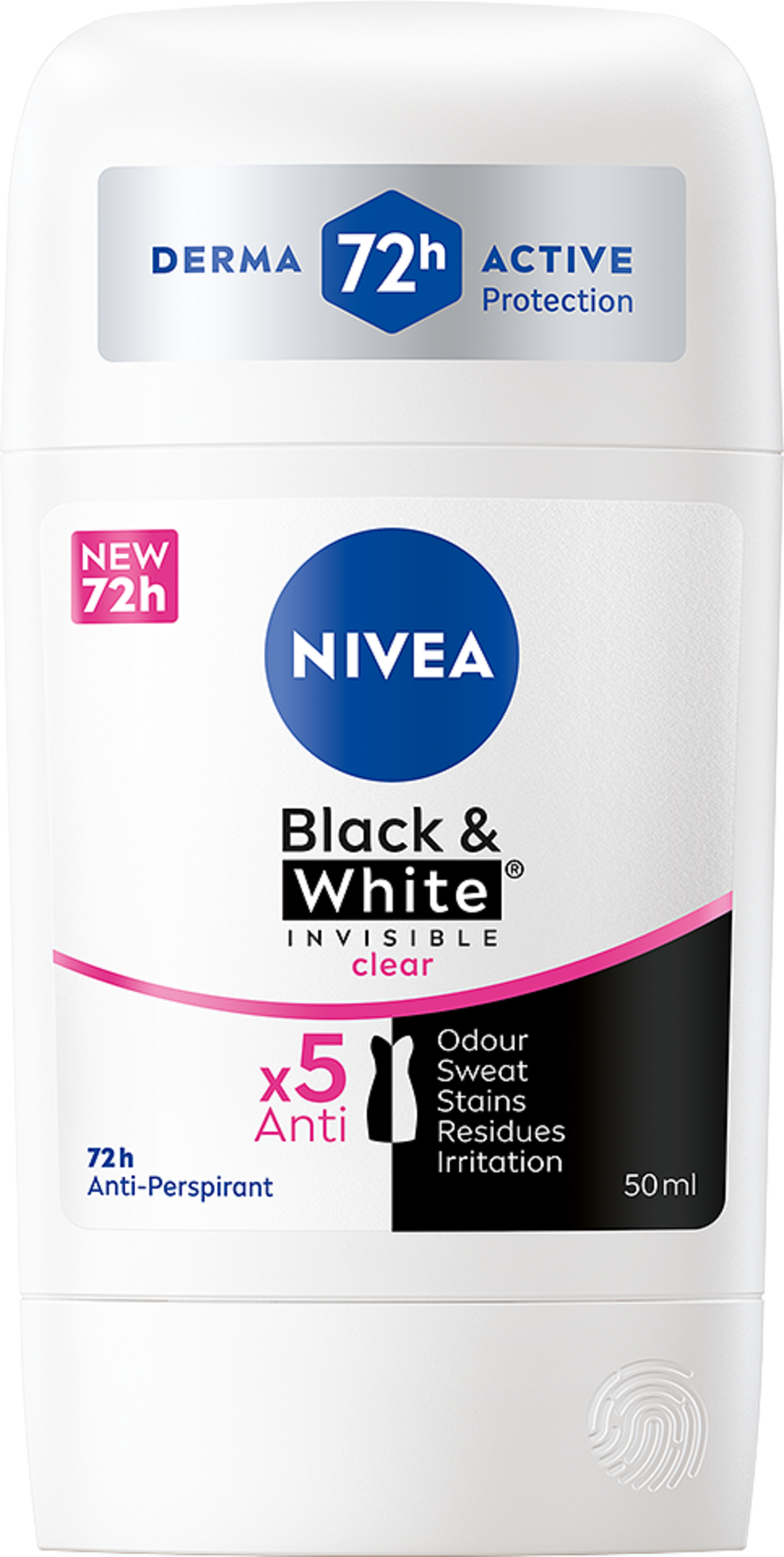 NIVEA Black & White Stick Female 50ml