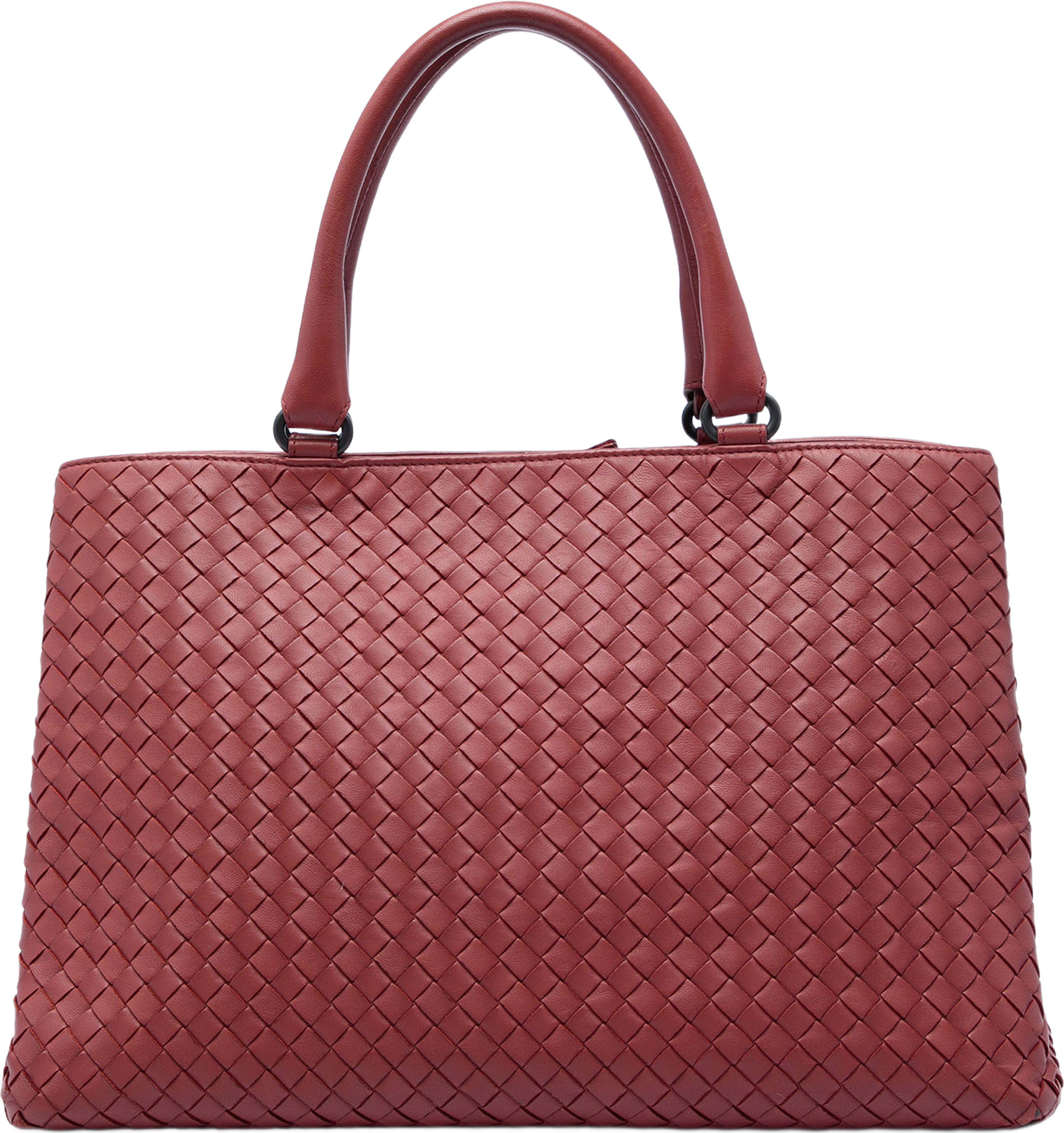 Bottega Veneta Nappa Intrecciato Milano Tote, från Luxclusif, i färgen brun. Klicka för att öppna bilden i stort format