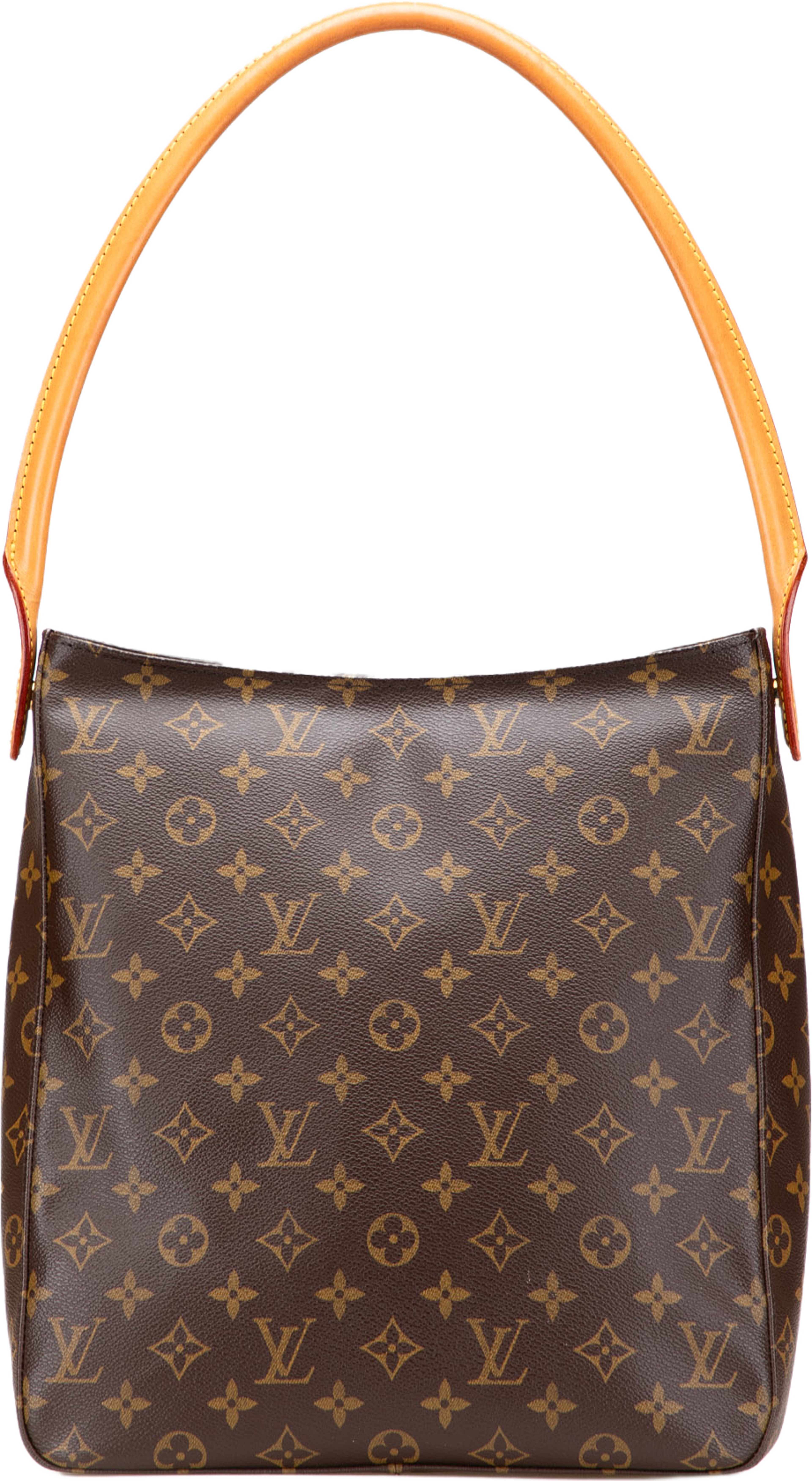 Louis Vuitton Monogram Looping Gm, från Luxclusif, i färgen brown. Klicka för att öppna bilden i stort format