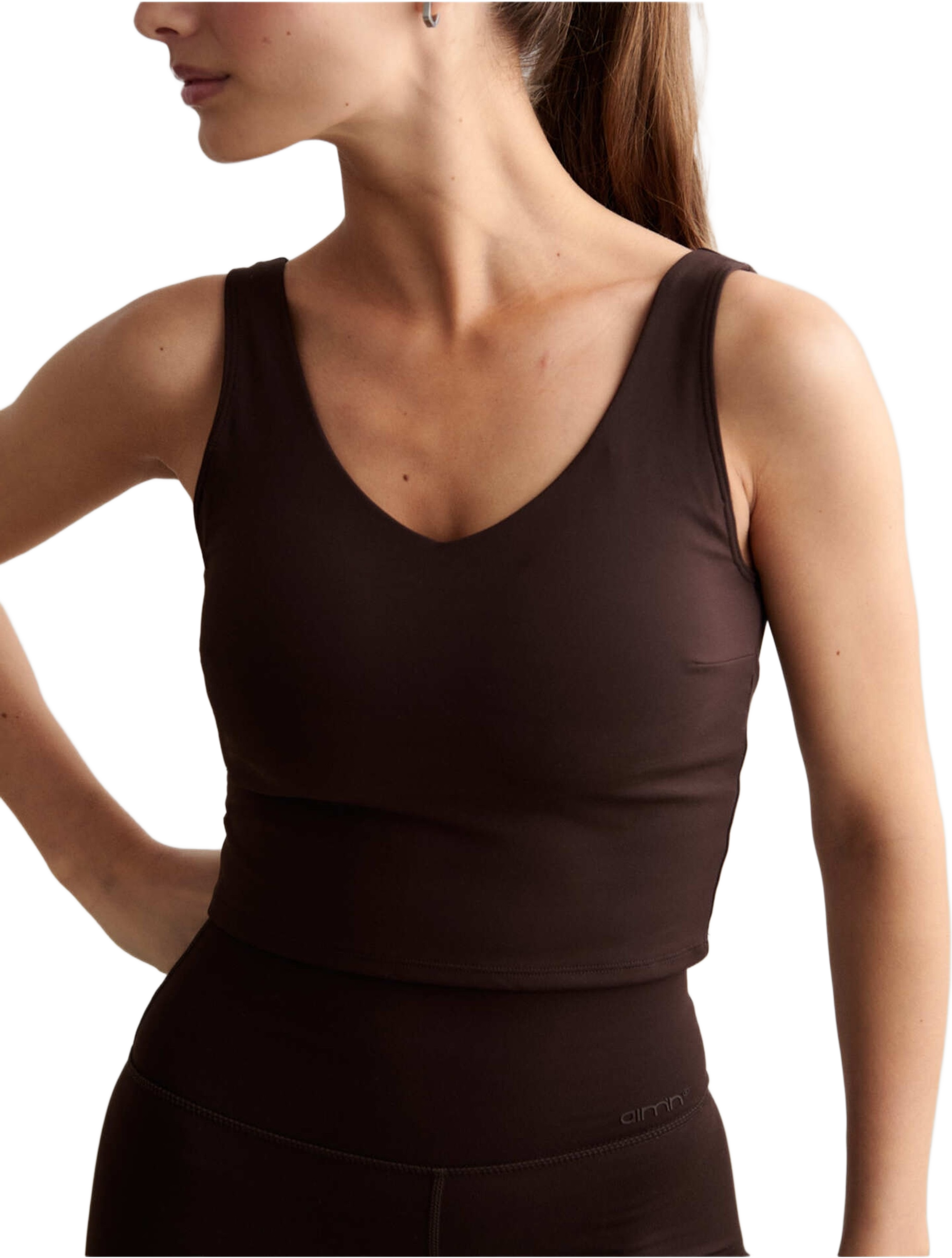 Sense Bralette, från aim'n, i färgen chocolate. Klicka för att öppna bilden i stort format