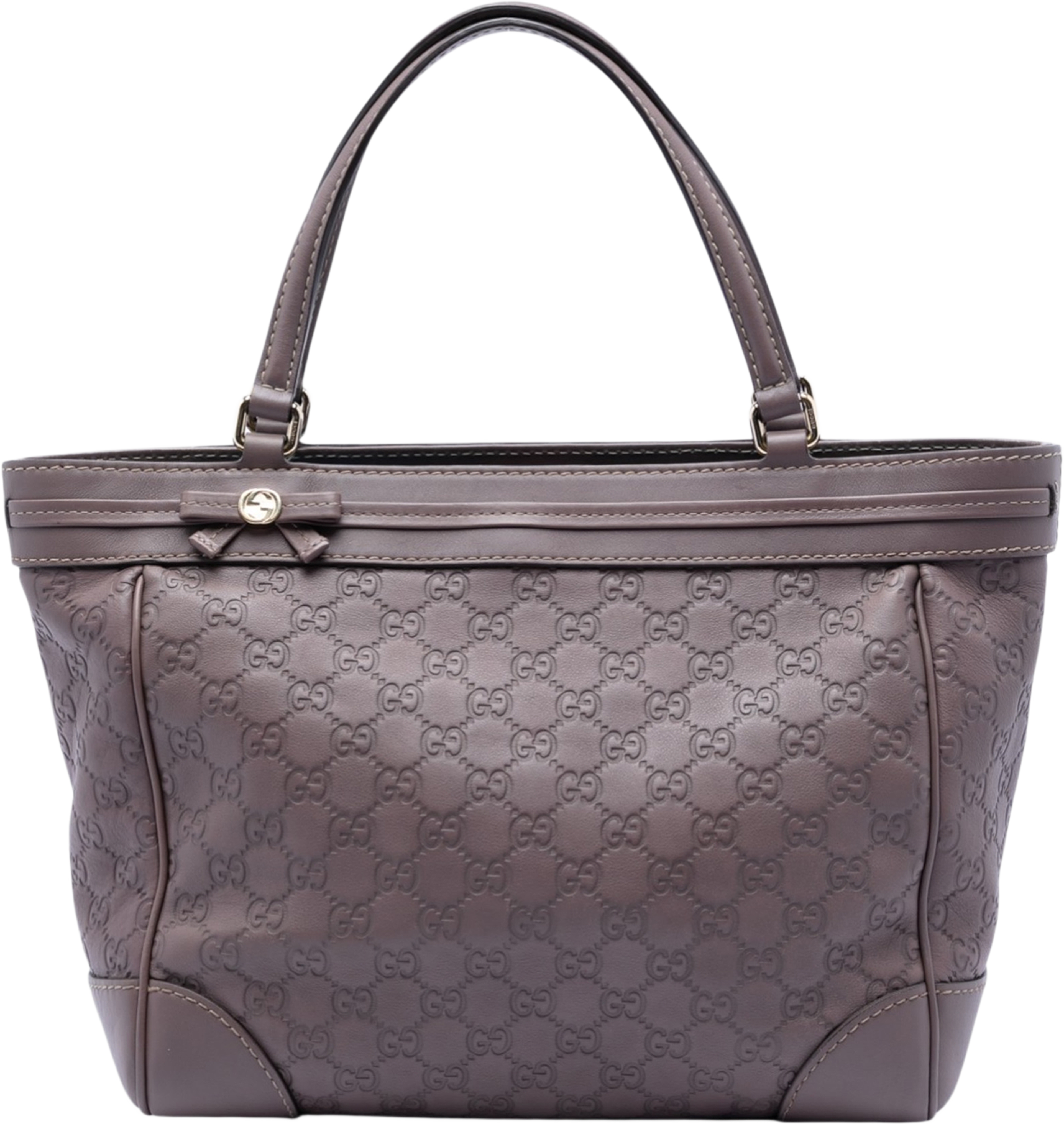 Gucci Guccissima Mayfair Tote, från Luxclusif, i färgen purple. Klicka för att öppna bilden i stort format