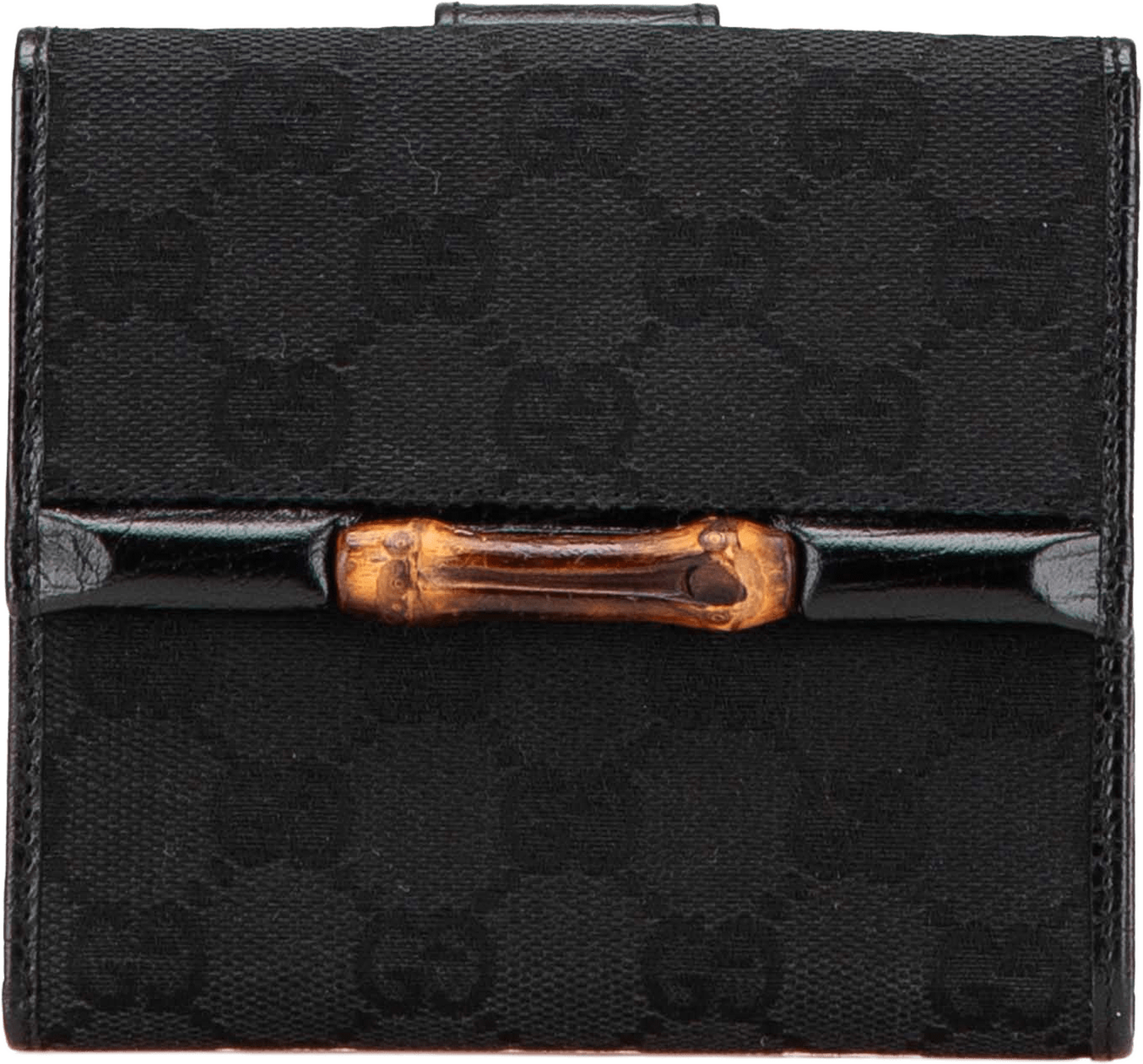 Gucci Gg Canvas Bamboo Compact Wallet