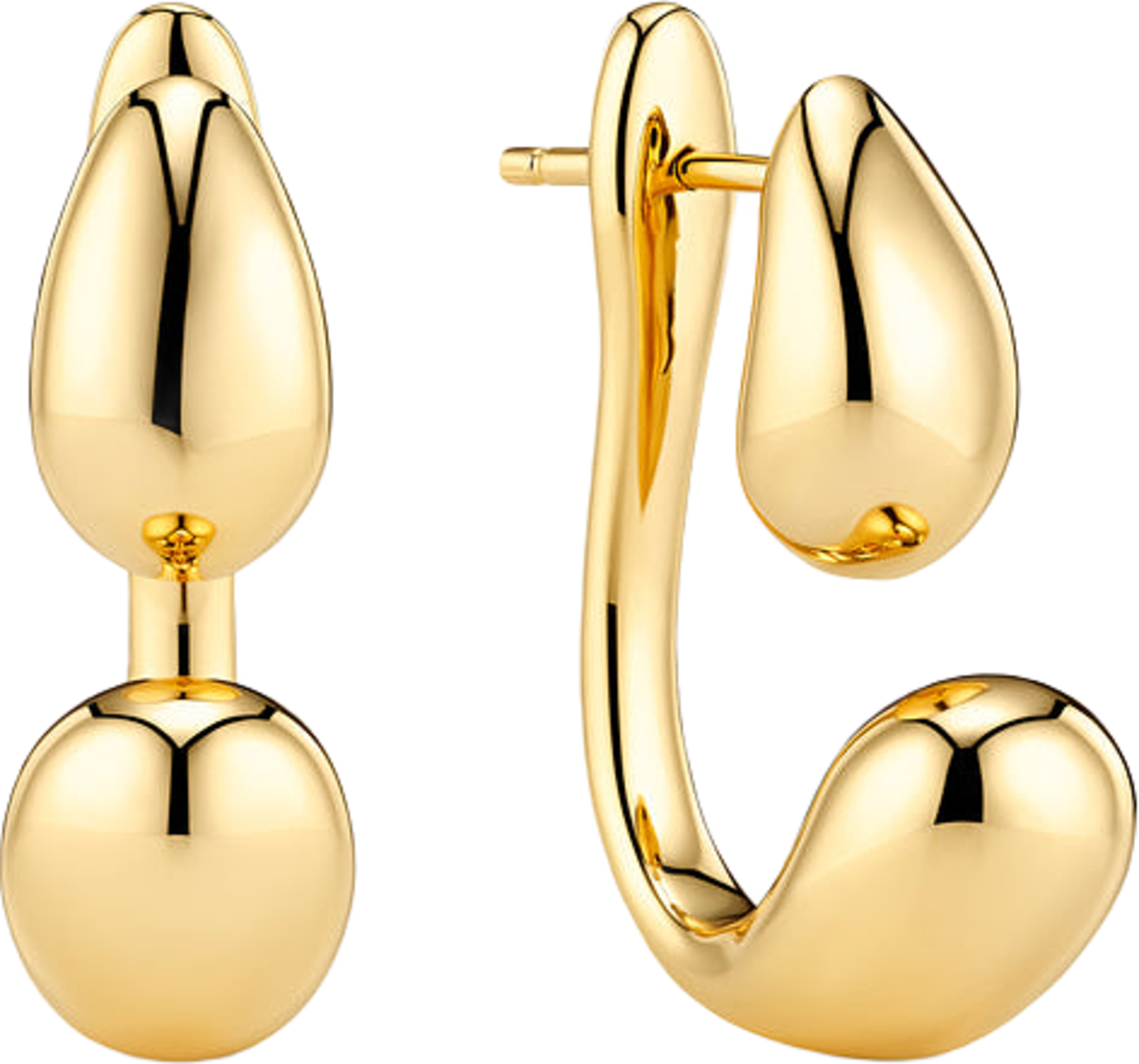 Goccia Due Pianura Grande Earrings