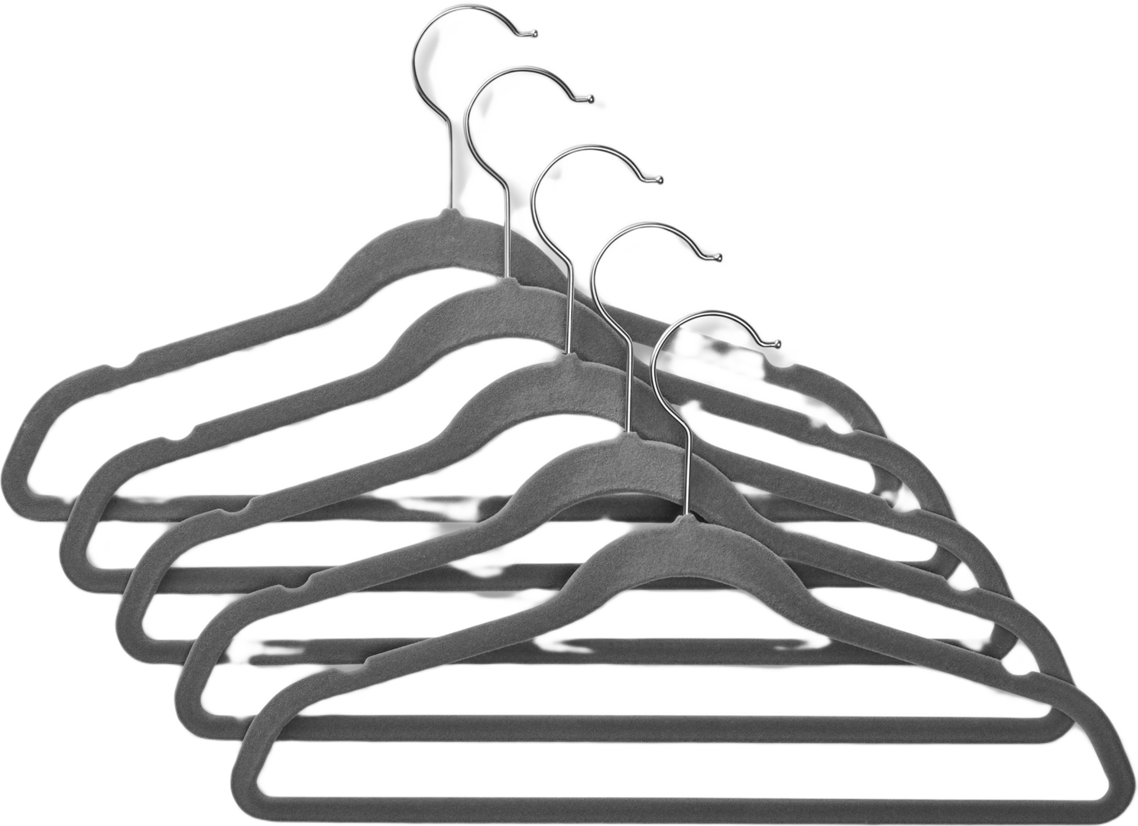 Galge med flockad yta, 5-pack