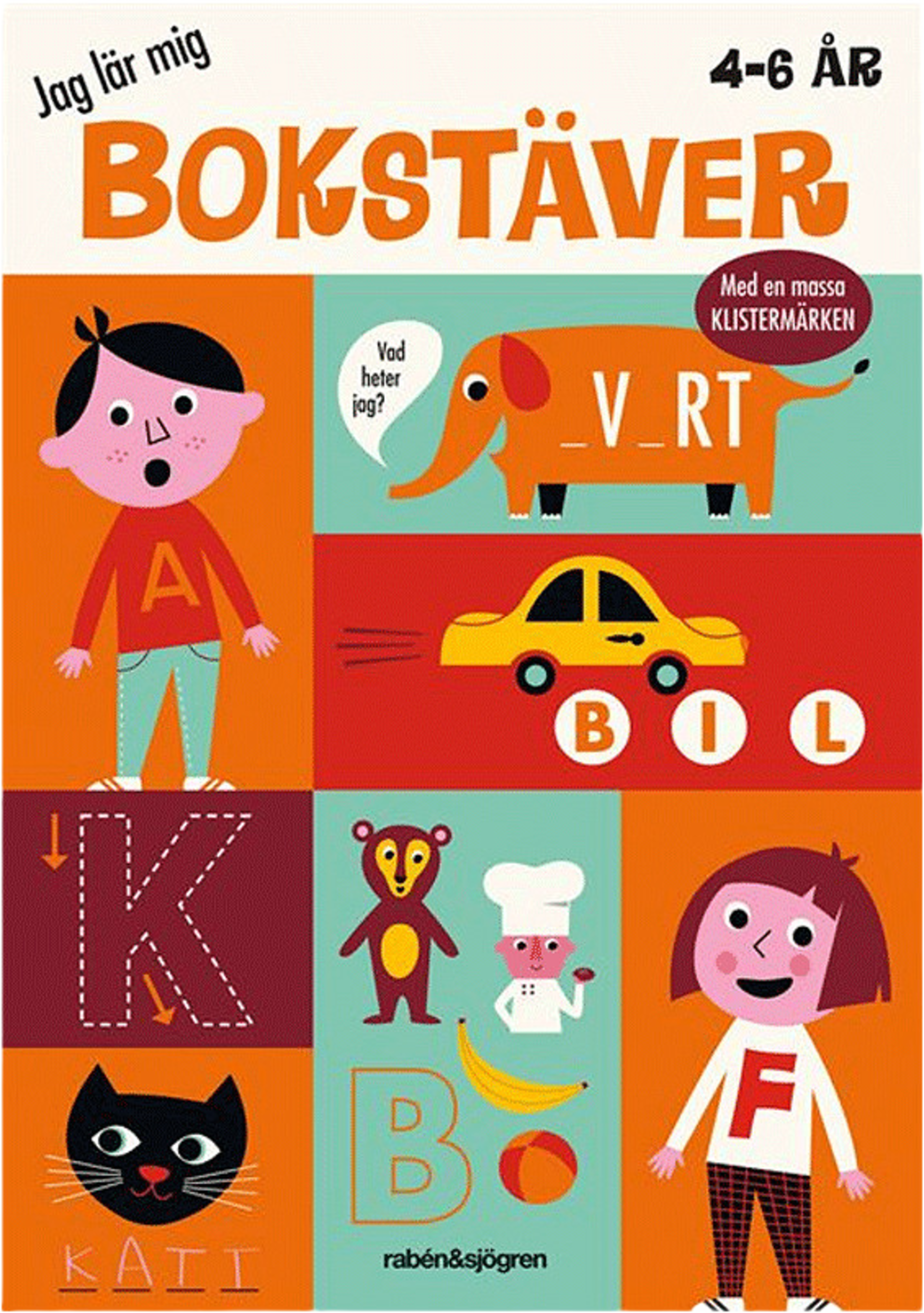 Pysselbok, Jag lär mig bokstäver